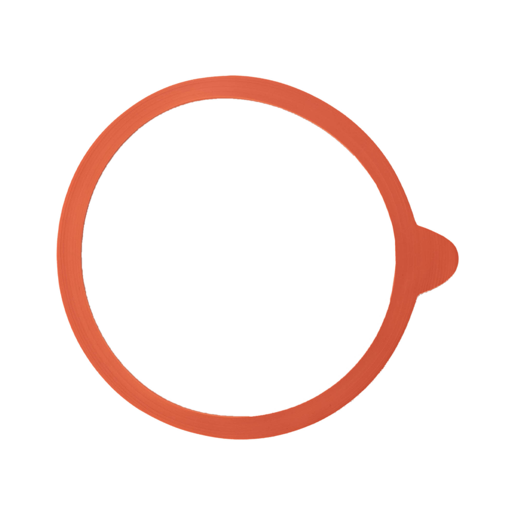 WECK zavárací krúžok RR120, červený, otvor: okrúhly lem