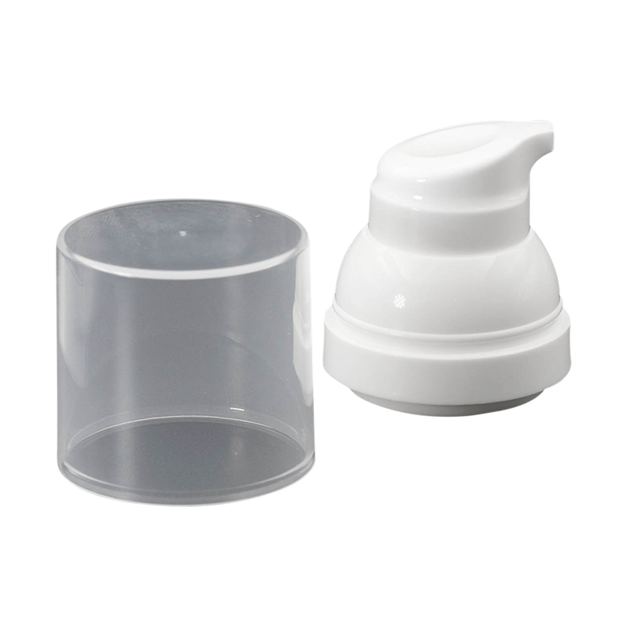 Airless dávkovacia pumpa 'Mezzo', PP-plast, biela Airless dávkovacia pumpa 'Mezzo', PP-plast, biela