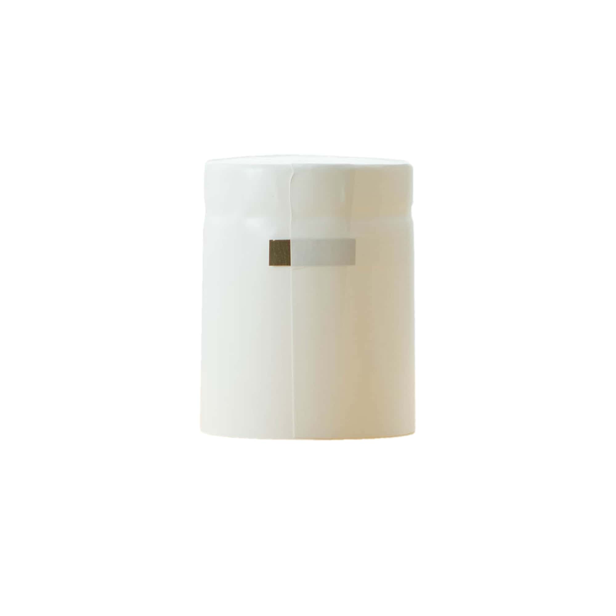Zmršťovacia kapsula 32x41, PVC-plast, biela Zmršťovacia kapsula 32x41, PVC-plast, biela