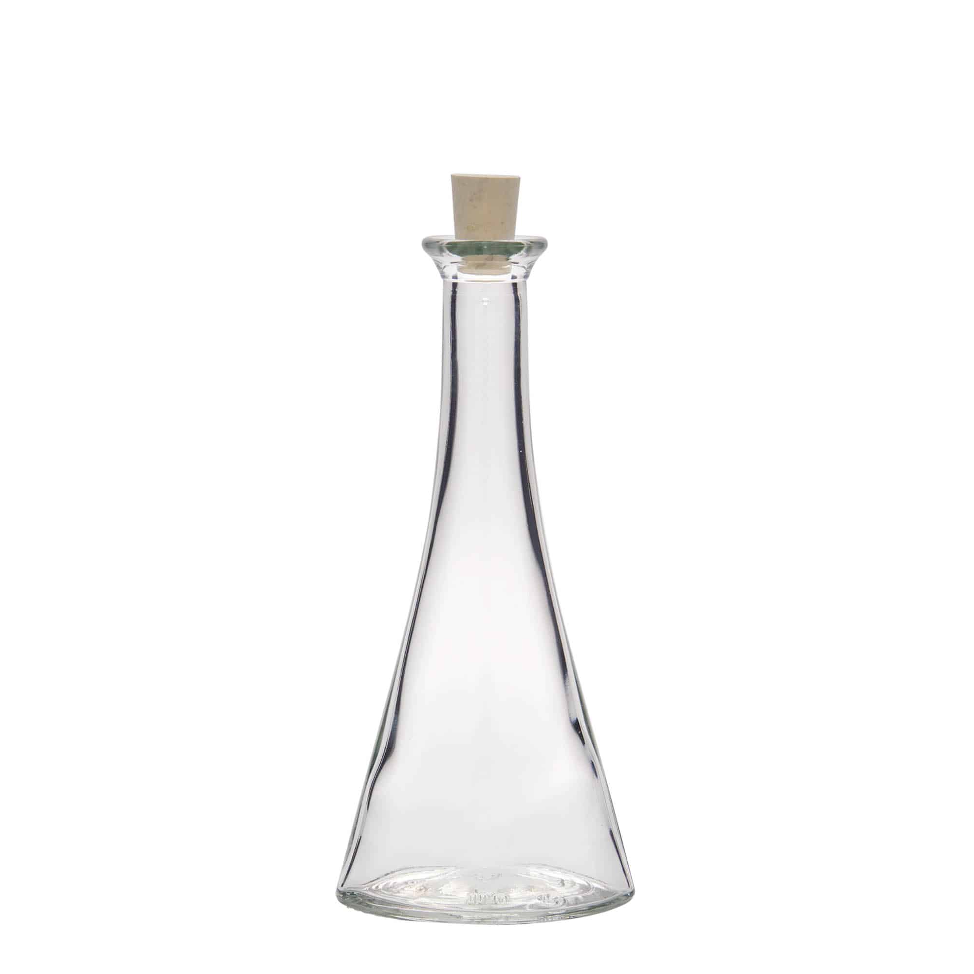 100 ml sklená fľaša „Veronica“, polguľová, hrdlo: korok