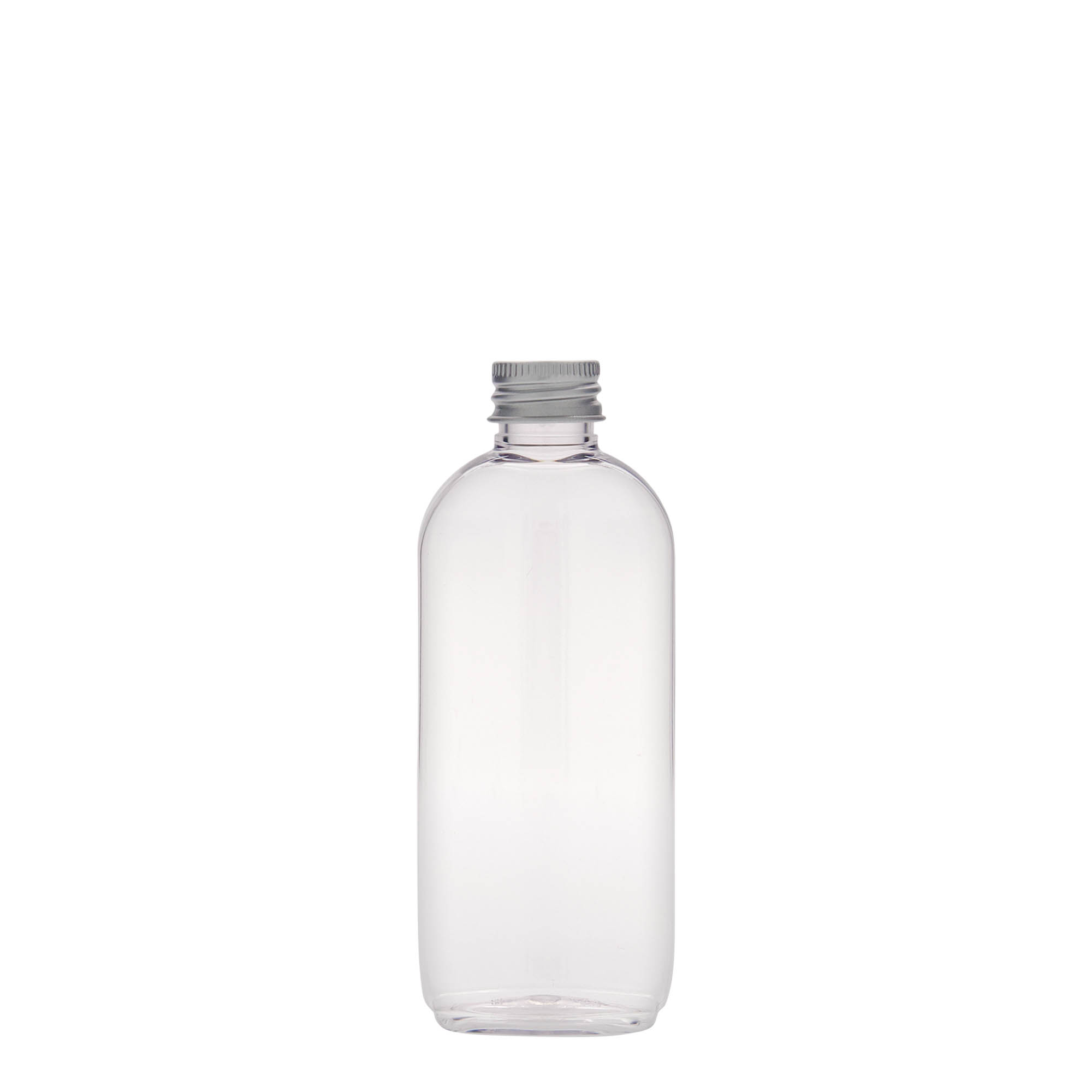 100 ml PET fľaša 'Iris', oválna, plast, hrdlo: 20/410