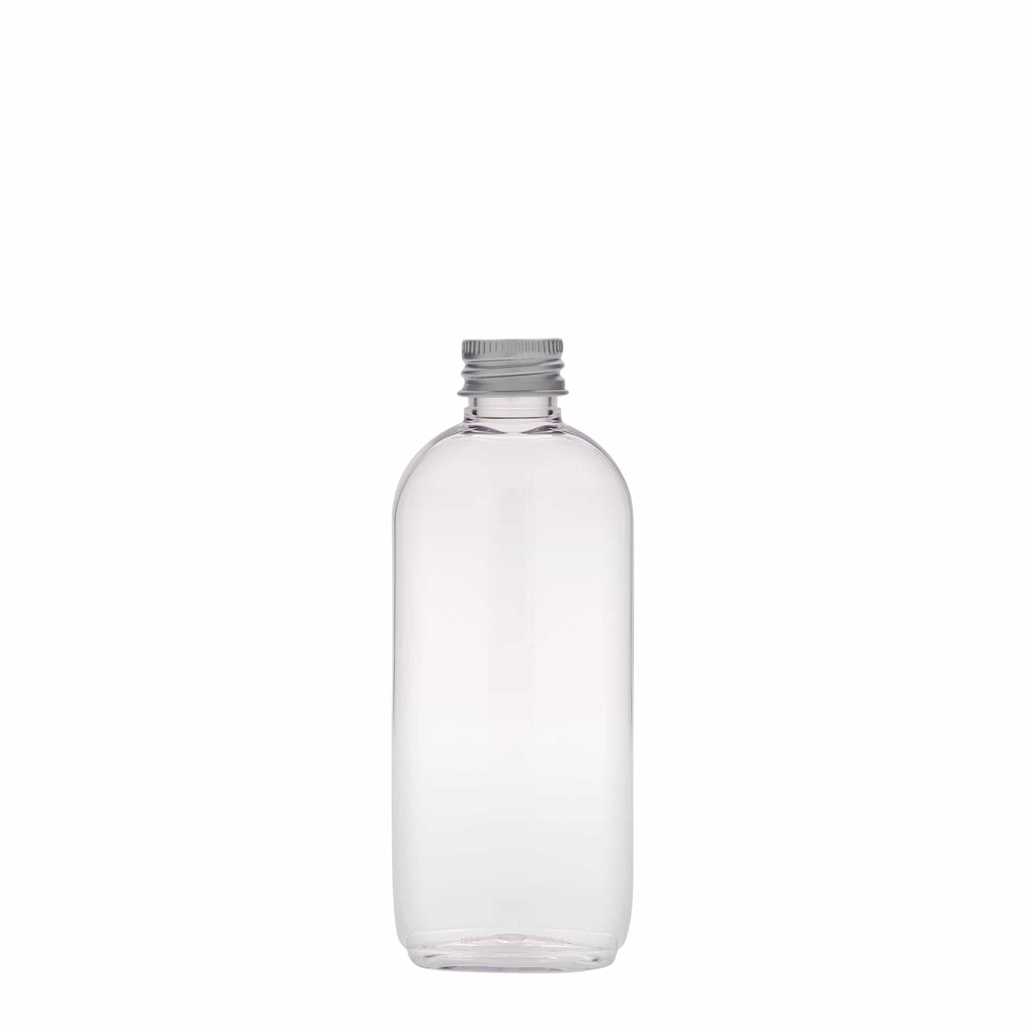 100 ml PET fľaša 'Iris', oválna, plast, hrdlo: 20/410