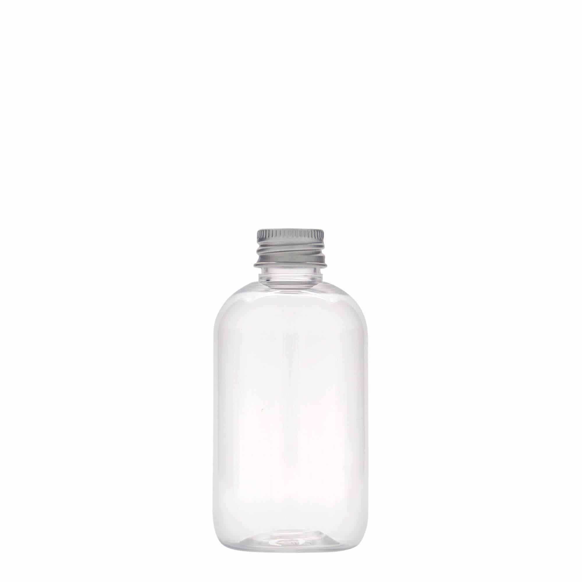 100 ml PET fľaša „Boston“, plast, hrdlo: GPI 20/410