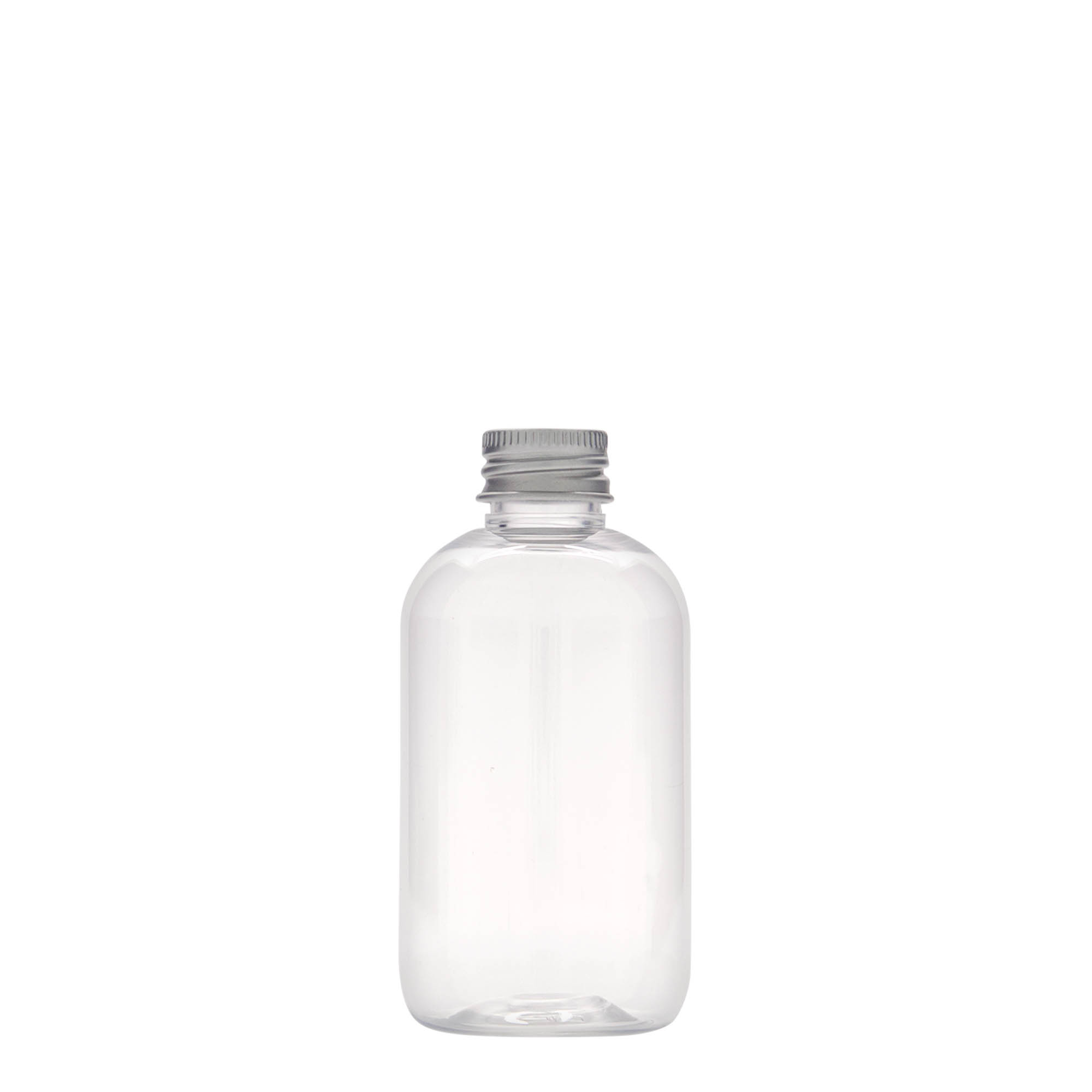 100 ml PET fľaša 'Boston', plast, hrdlo: 20/410 100 ml PET fľaša 'Boston', plast, hrdlo: 20/410