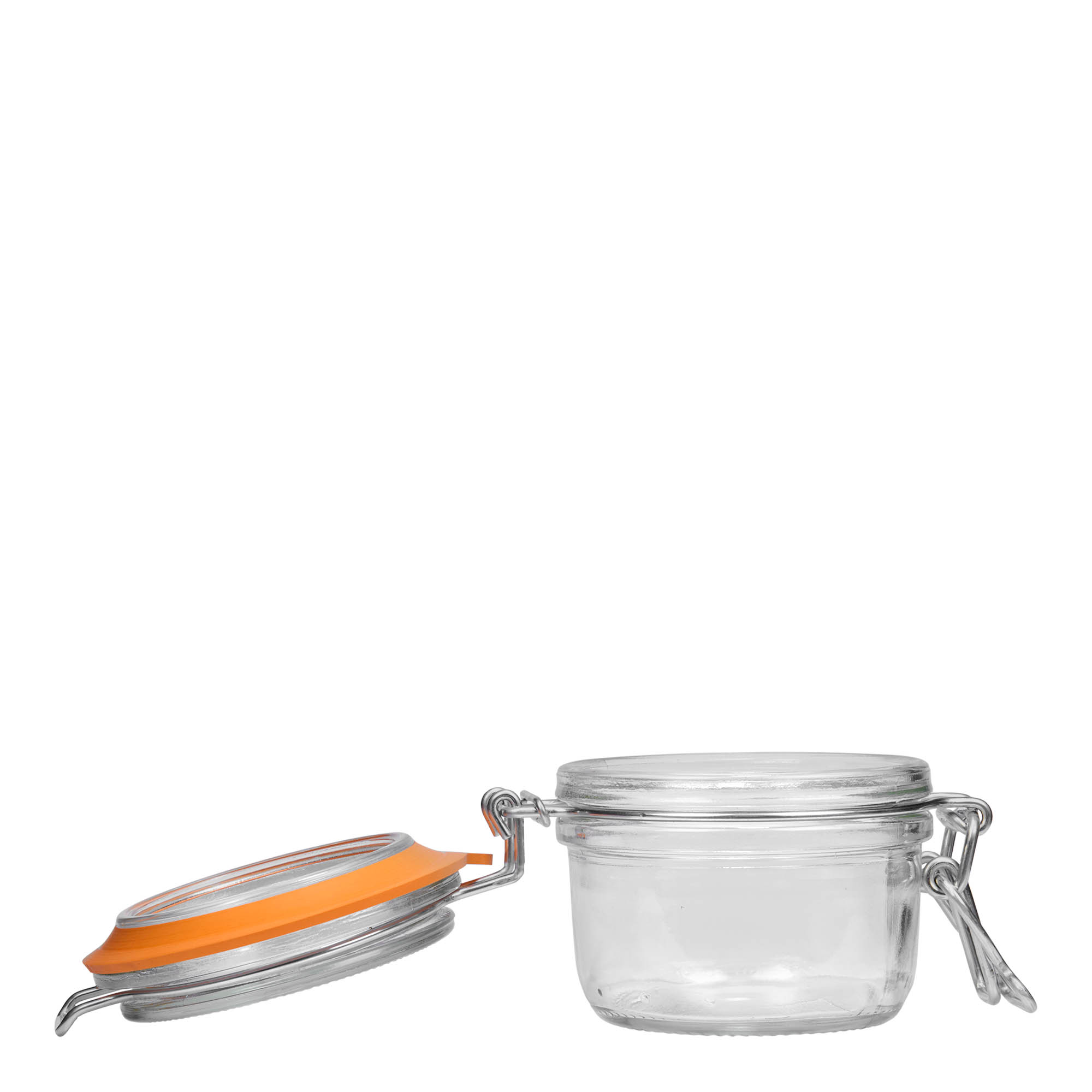 125 ml sklenená nádoba s drôteným uzáverom 'Le Parfait Super Terrine', hrdlo: drôtený uzáver