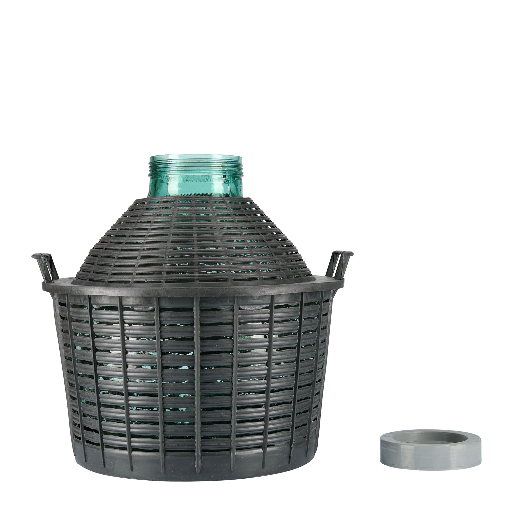 25 l balónová fľaša široký hrdlom, sklo, uzáver: závitový uzáver