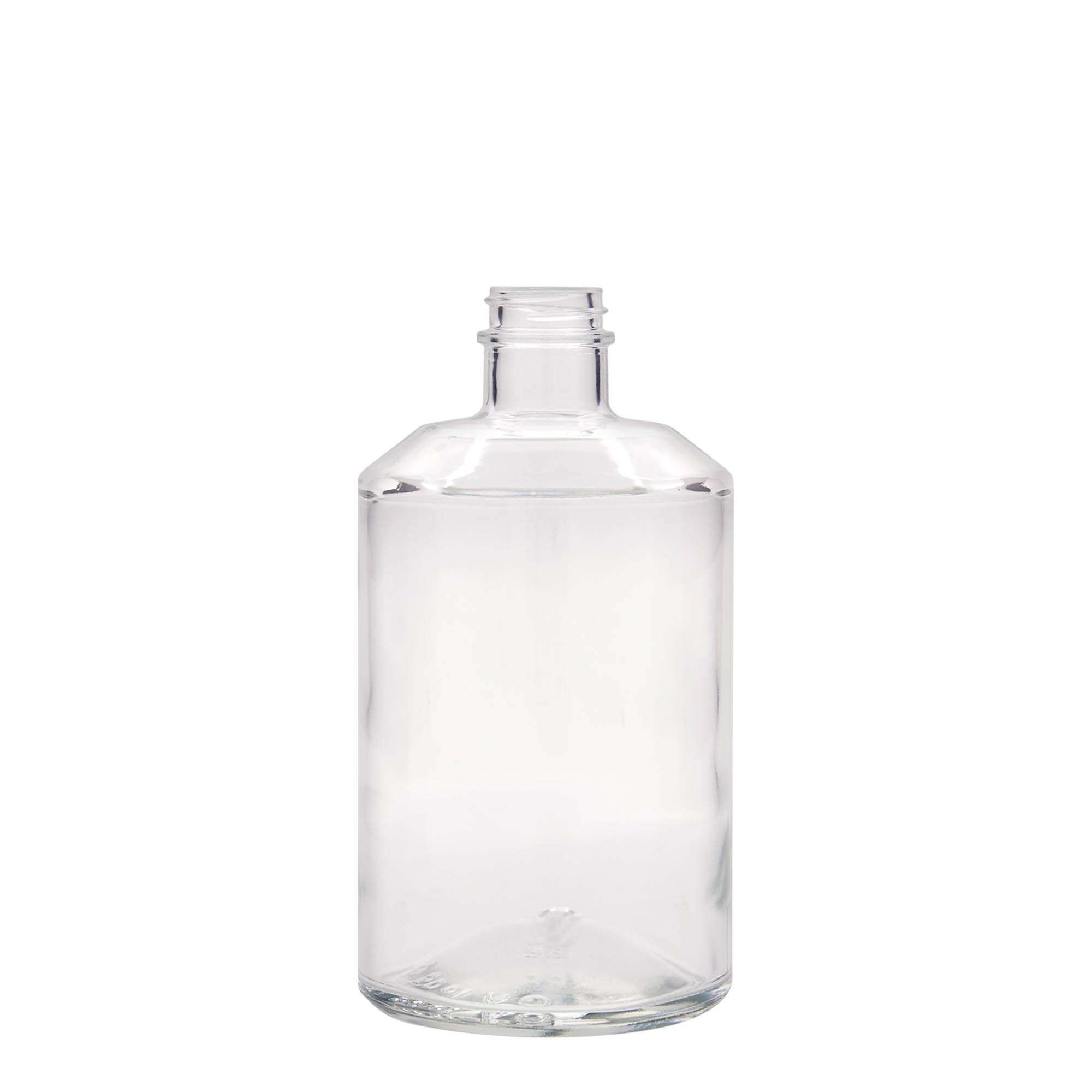 500 ml sklenená fľaša 'Hella', hrdlo: GPI 28 500 ml sklenená fľaša 'Hella', hrdlo: GPI 28