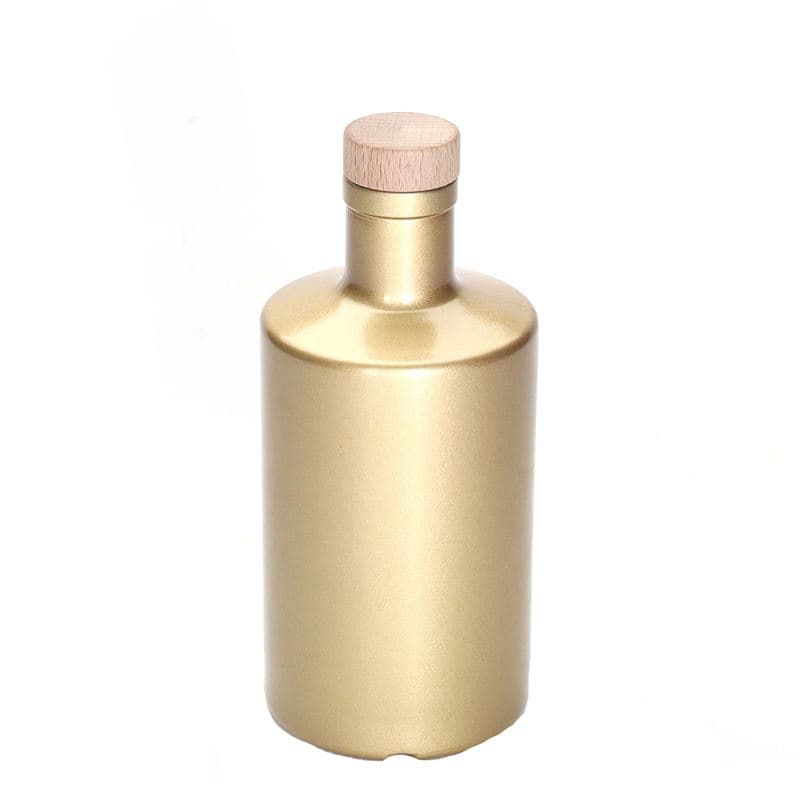 500 ml sklená fľaša „Caroline“, zlatá farba, hrdlo: korok 500 ml sklená fľaša „Caroline“, zlatá farba, hrdlo: korok
