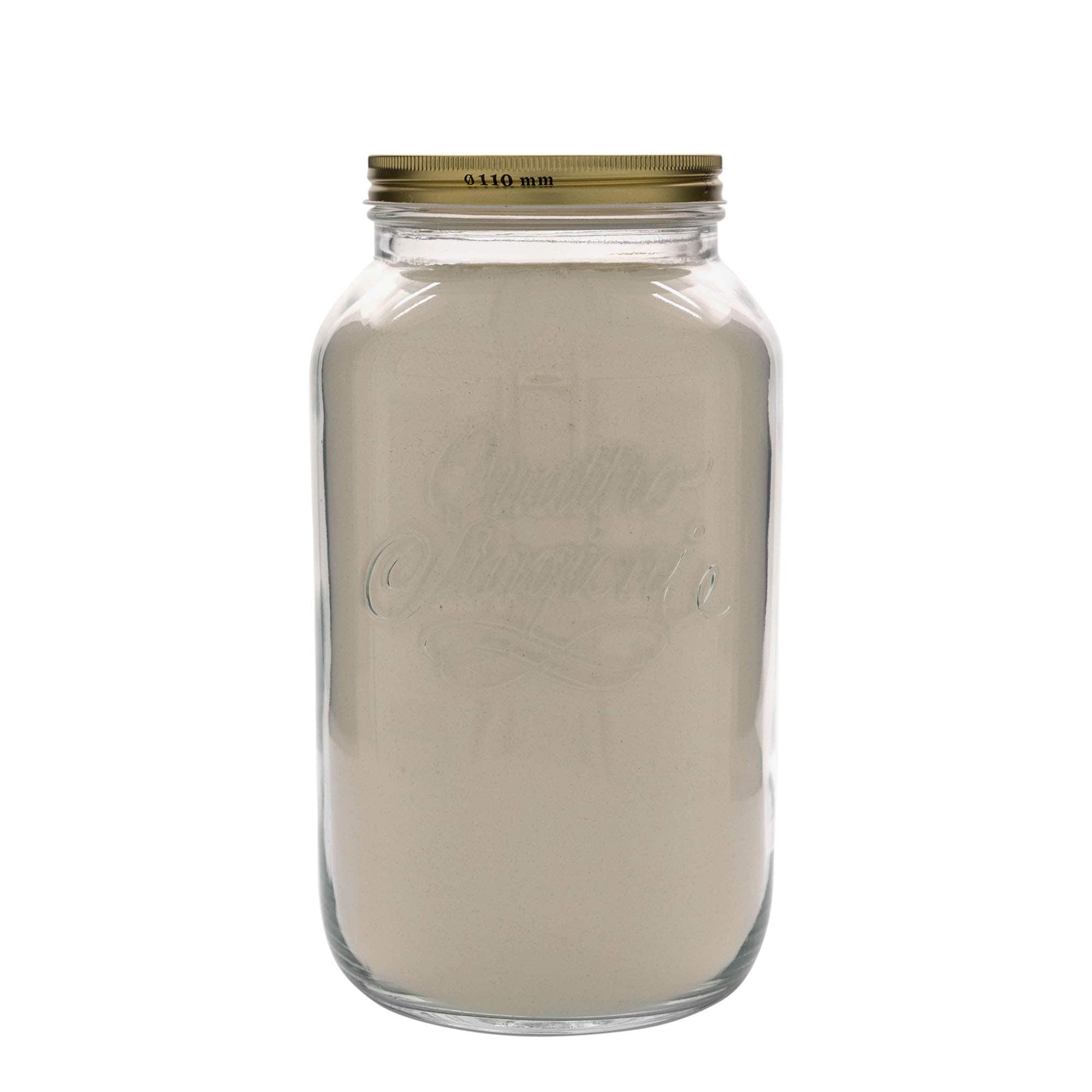 3.800 ml pohár „Quattro Stagioni“, hrdlo: skrutkovací uzáver