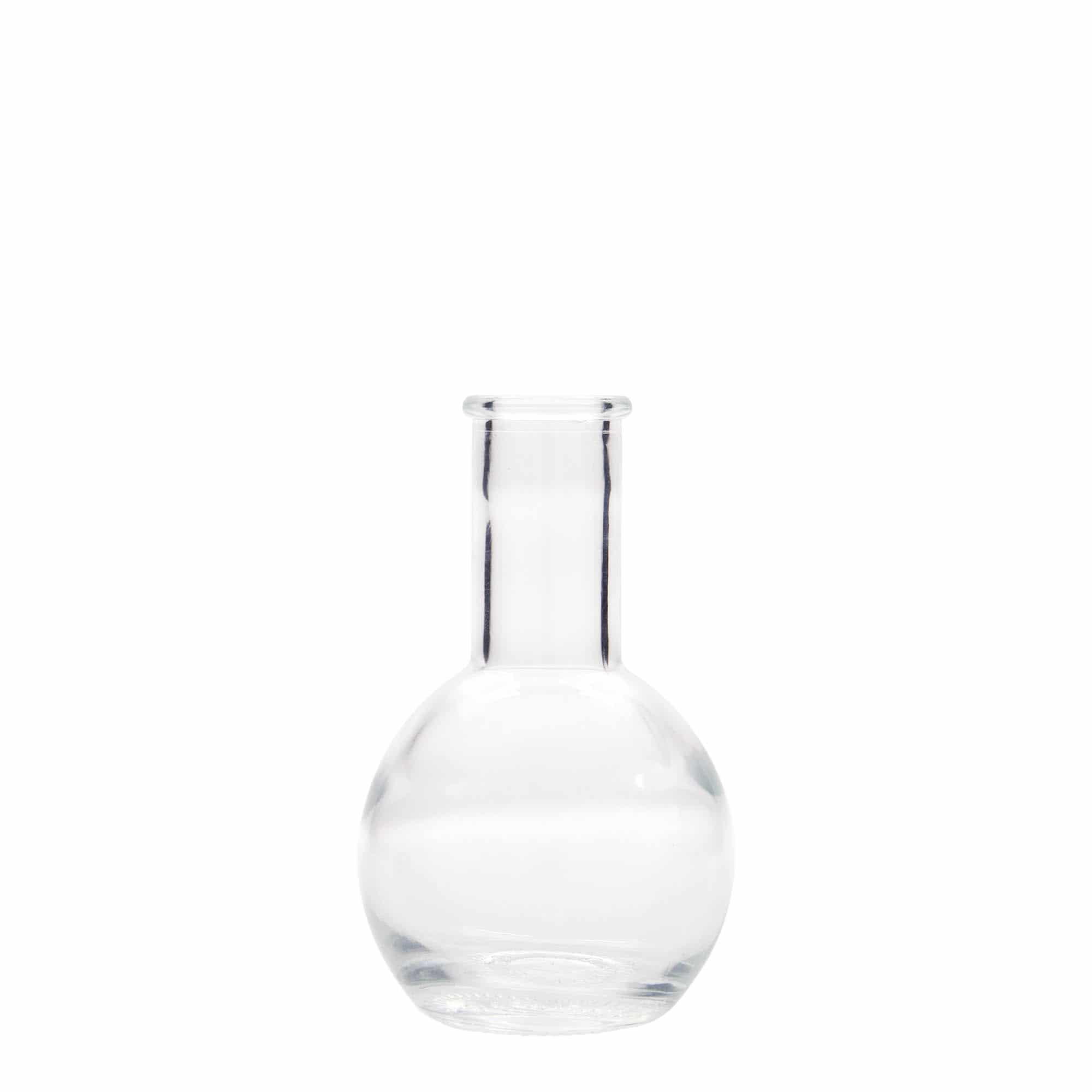 100 ml sklená fľaša „Tulipano“, hrdlo: korok 100 ml sklená fľaša „Tulipano“, hrdlo: korok