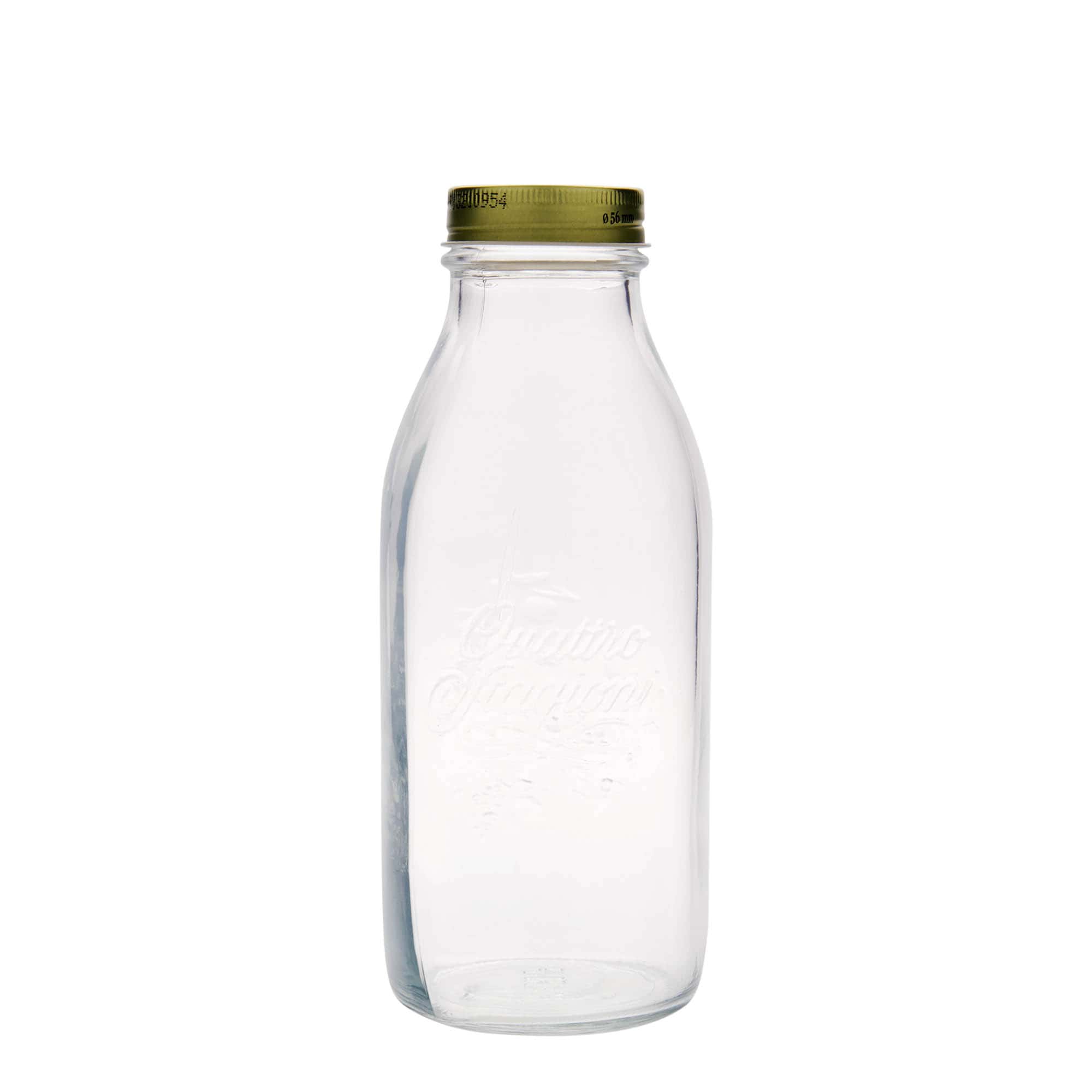 1 000 ml sklenená fľaša 'Quattro Stagioni', hrdlo: závitový uzáver