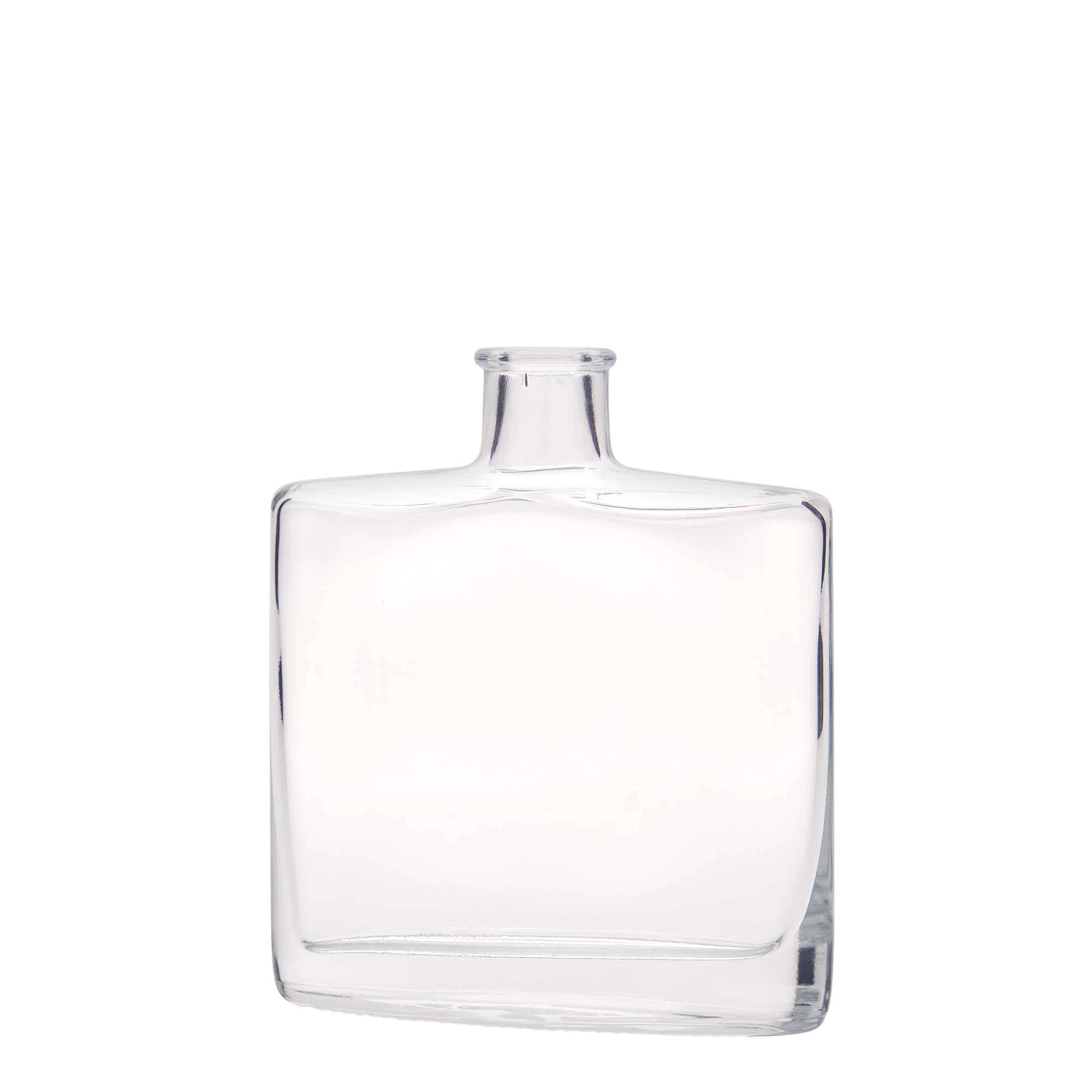 200 ml sklená fľaša „Zorbas“, oválna, hrdlo: korok