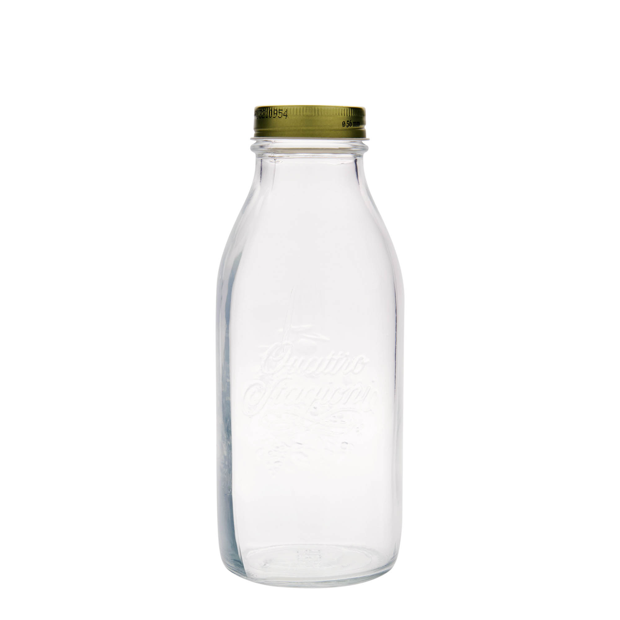 1 000 ml sklenená fľaša 'Quattro Stagioni', hrdlo: závitový uzáver