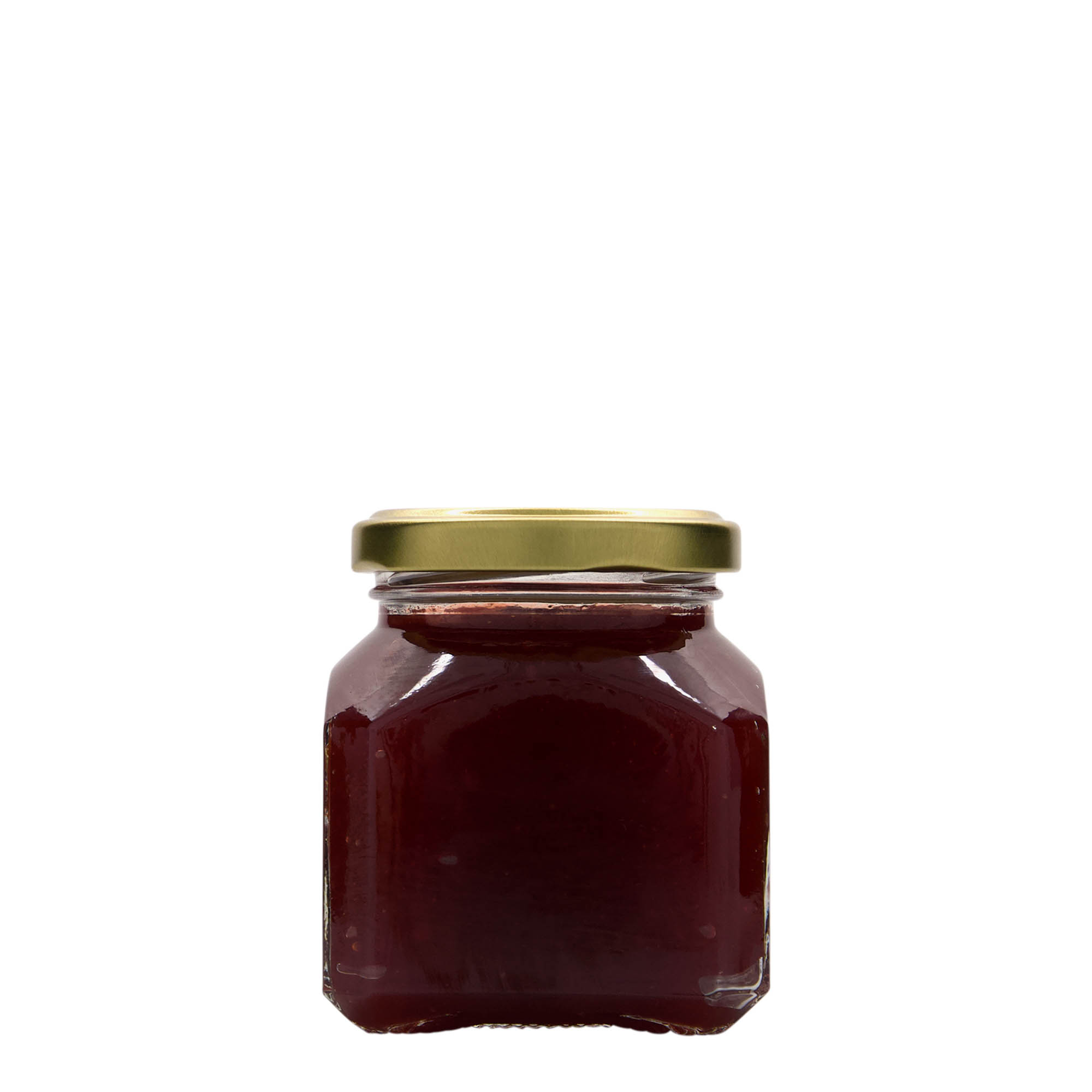 212 ml štvorcová nádoba „Miláno“, hrdlo: Twist-Off (TO 58)