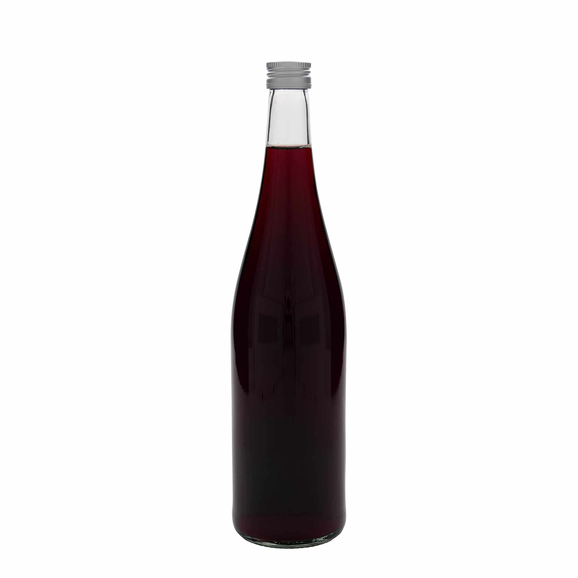 750 ml sklená fľaša „Fľaša na víno“, hrdlo: PP 28