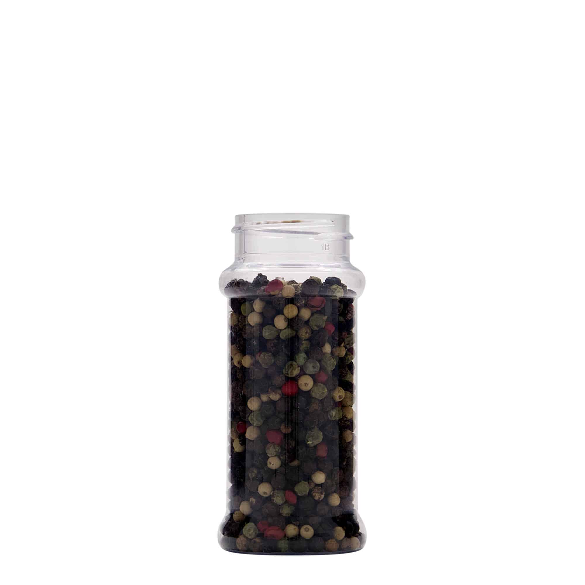 100 ml PET nádobka na koreniny, plast, hrdlo: GPI 38/400