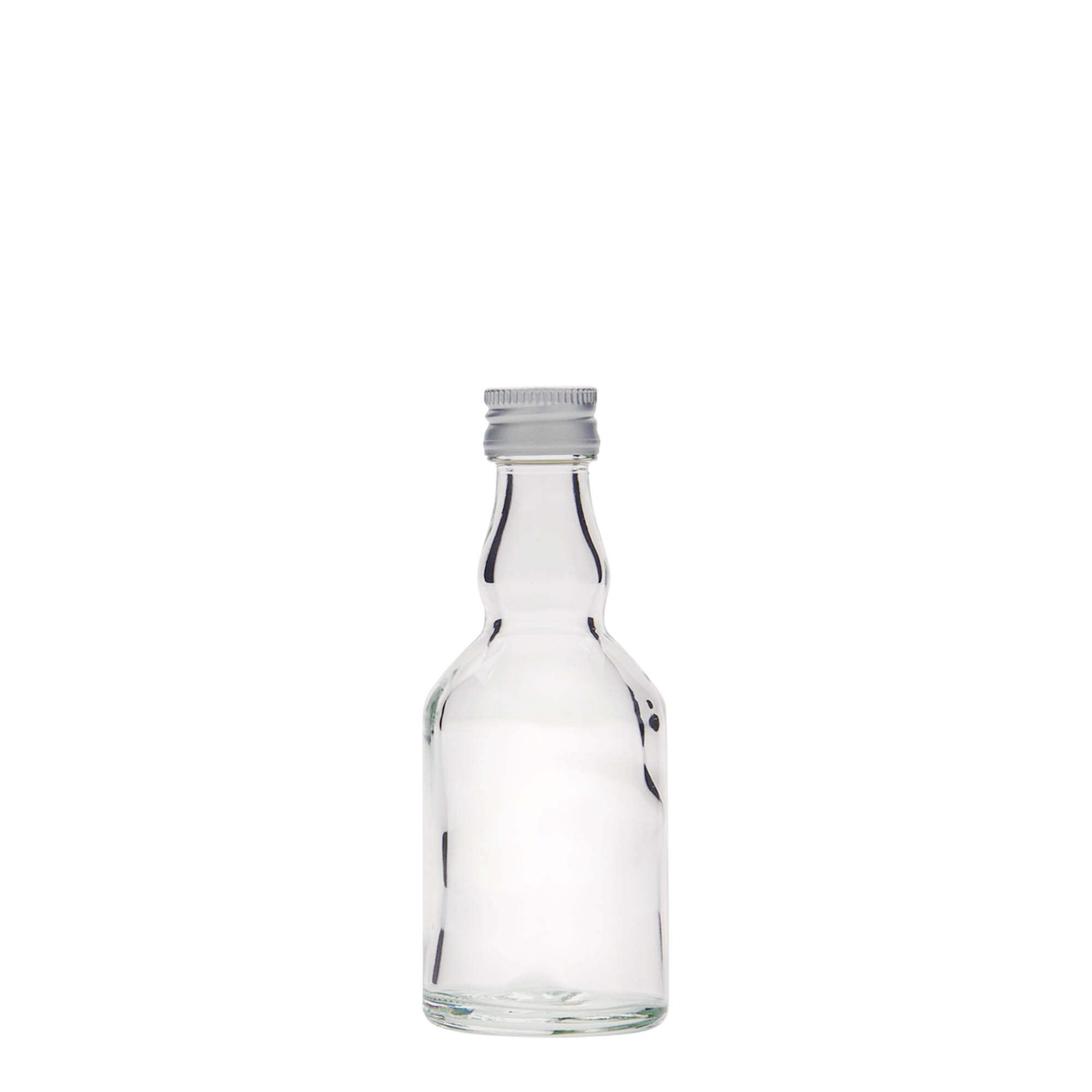 50 ml sklenená fľaša 'Georgio', hrdlo: PP 18