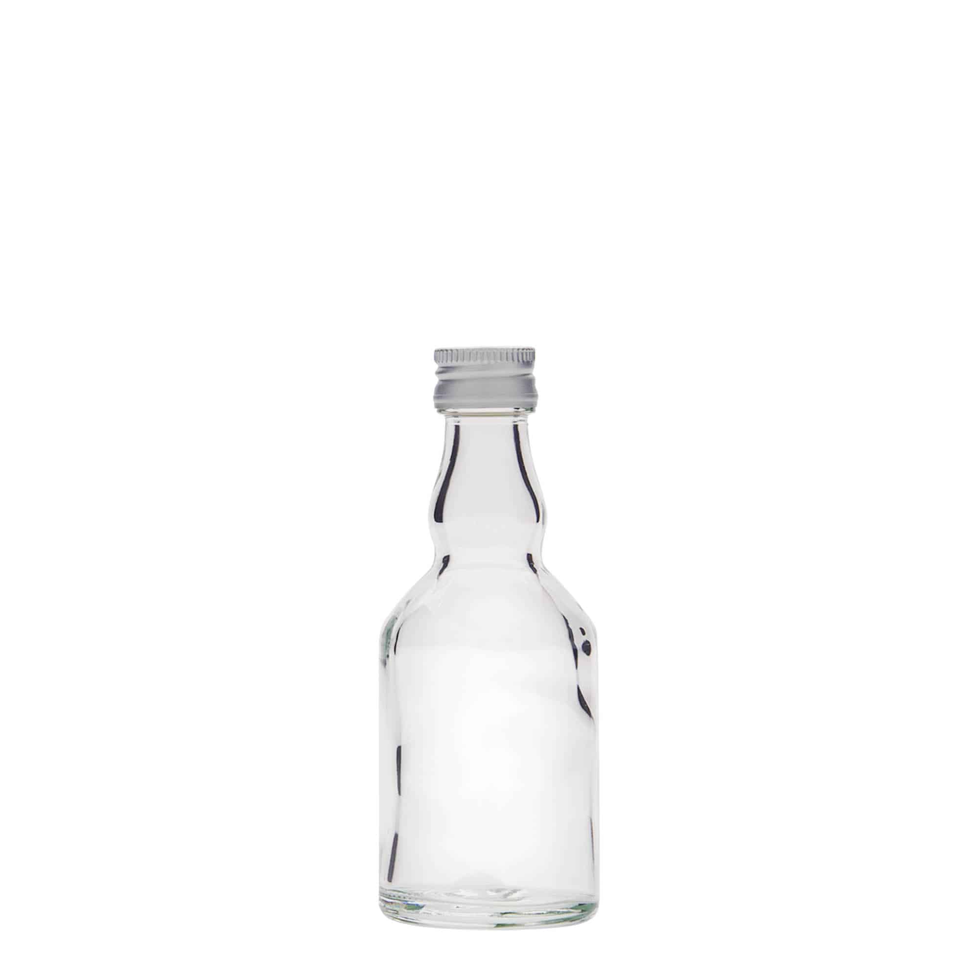 50 ml sklenená fľaša 'Georgio', hrdlo: PP 18