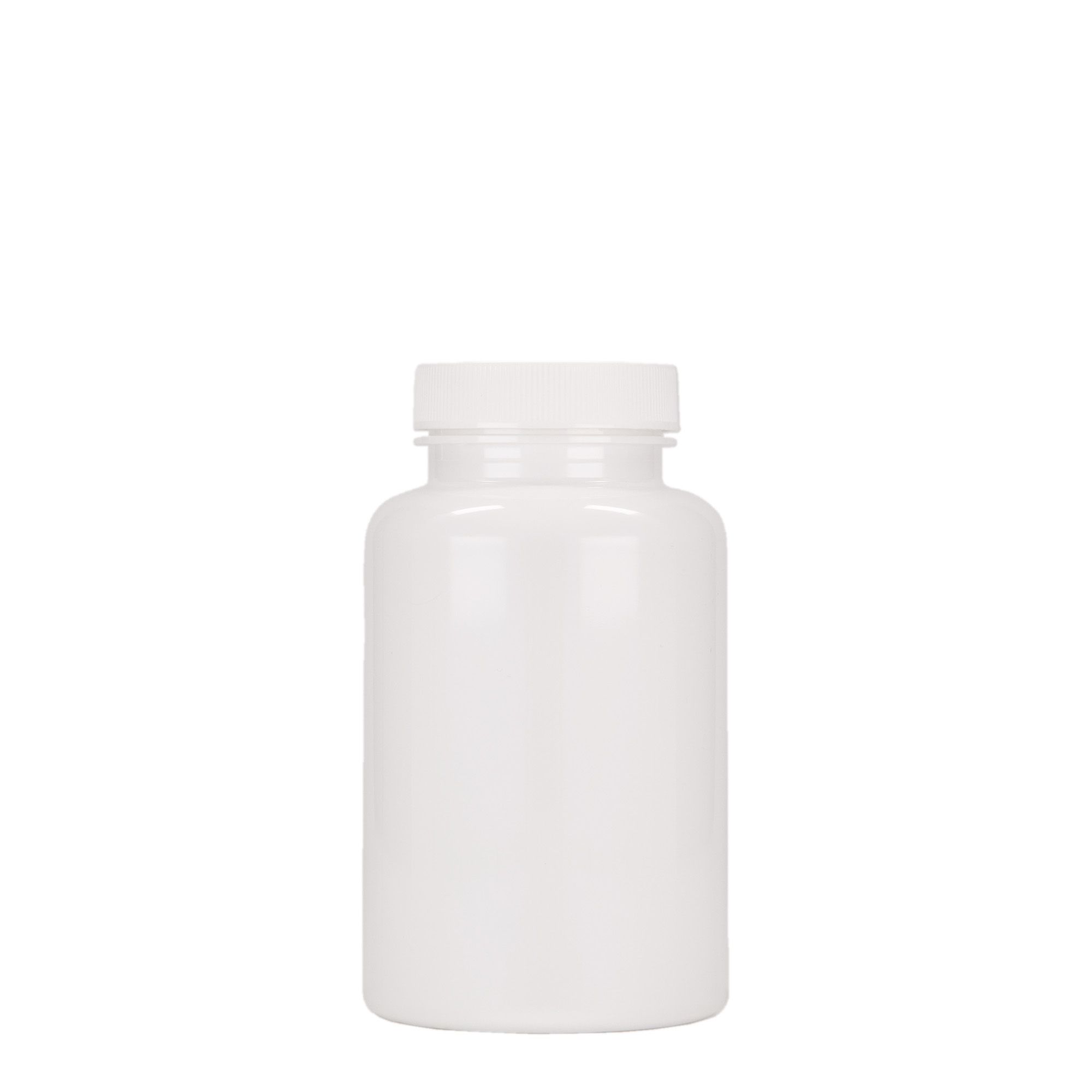 250 ml PET Packer, plast, biela farba, hrdlo: GPI 45/400