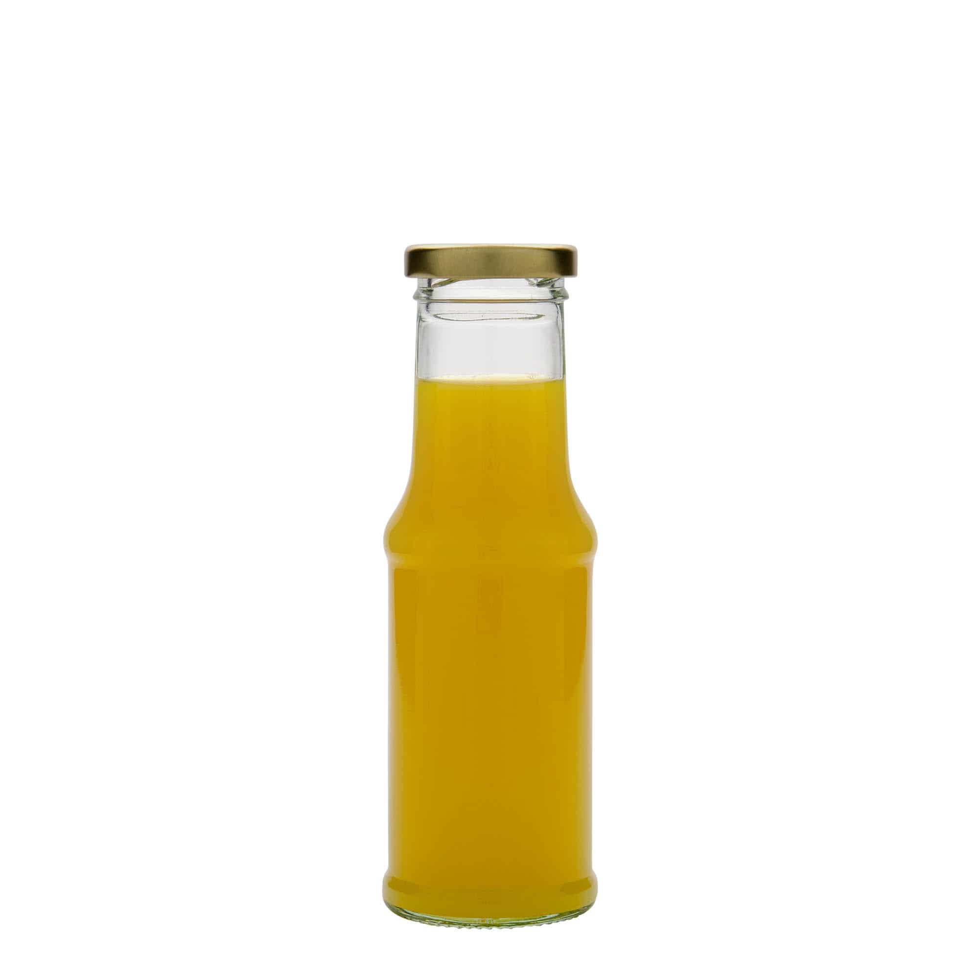 200 ml fľaša na omáčku, sklená, hrdlo: twist off (TO 43)