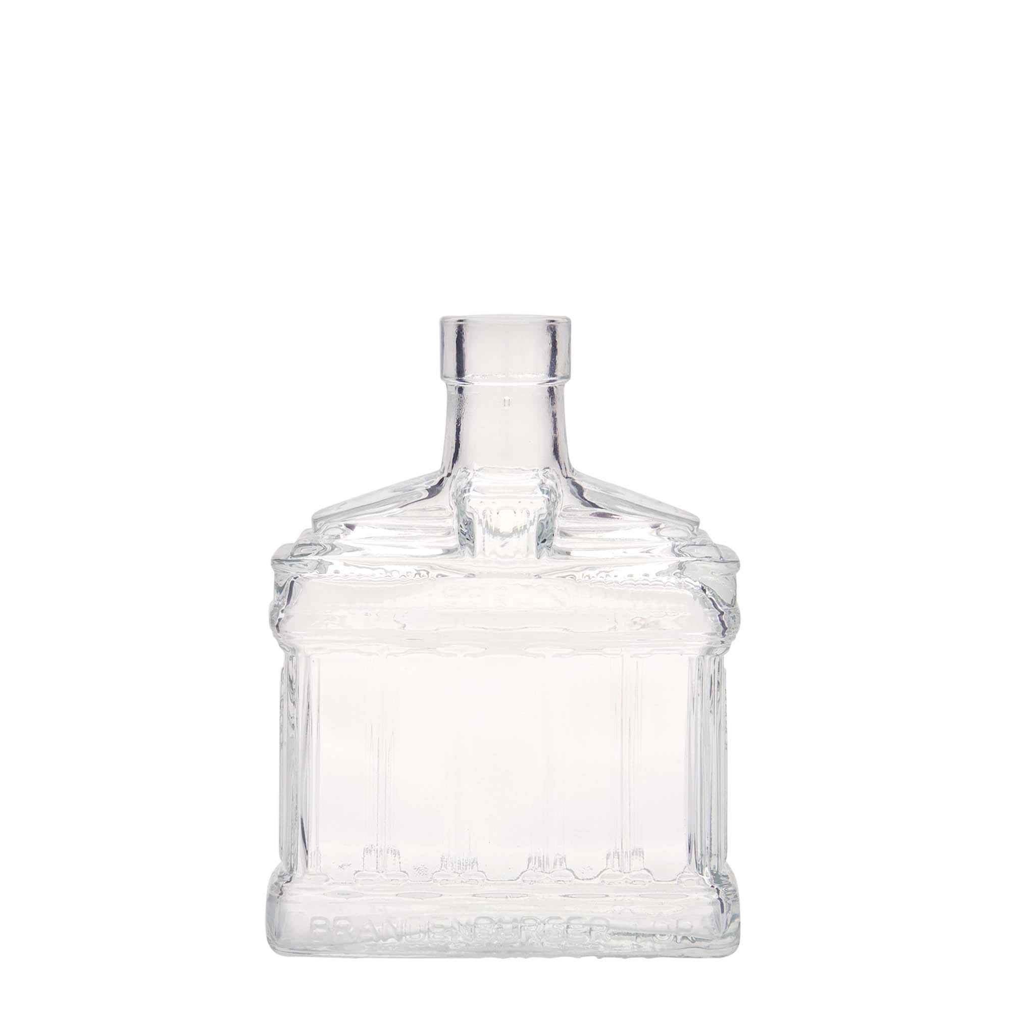200 ml sklená fľaša „Brandenburská brána“, hrdlo: korok 200 ml sklená fľaša „Brandenburská brána“, hrdlo: korok