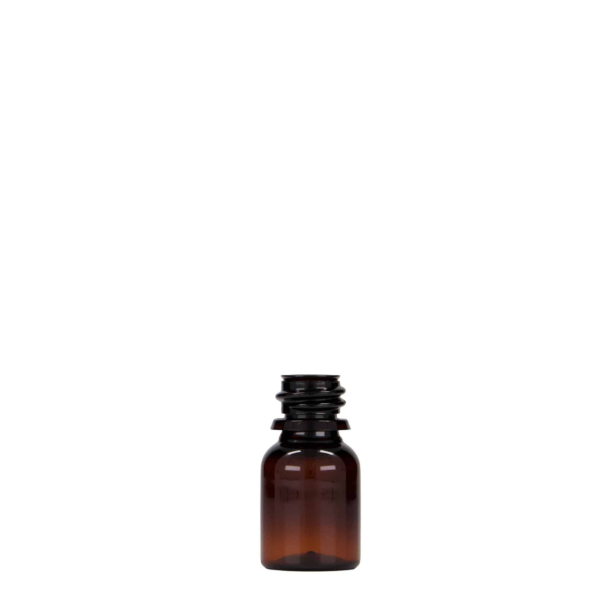 10 ml PET liekovka „Easy Living“, hnedá farba, plast, hrdlo: DIN 18 10 ml PET liekovka „Easy Living“, hnedá farba, plast, hrdlo: DIN 18