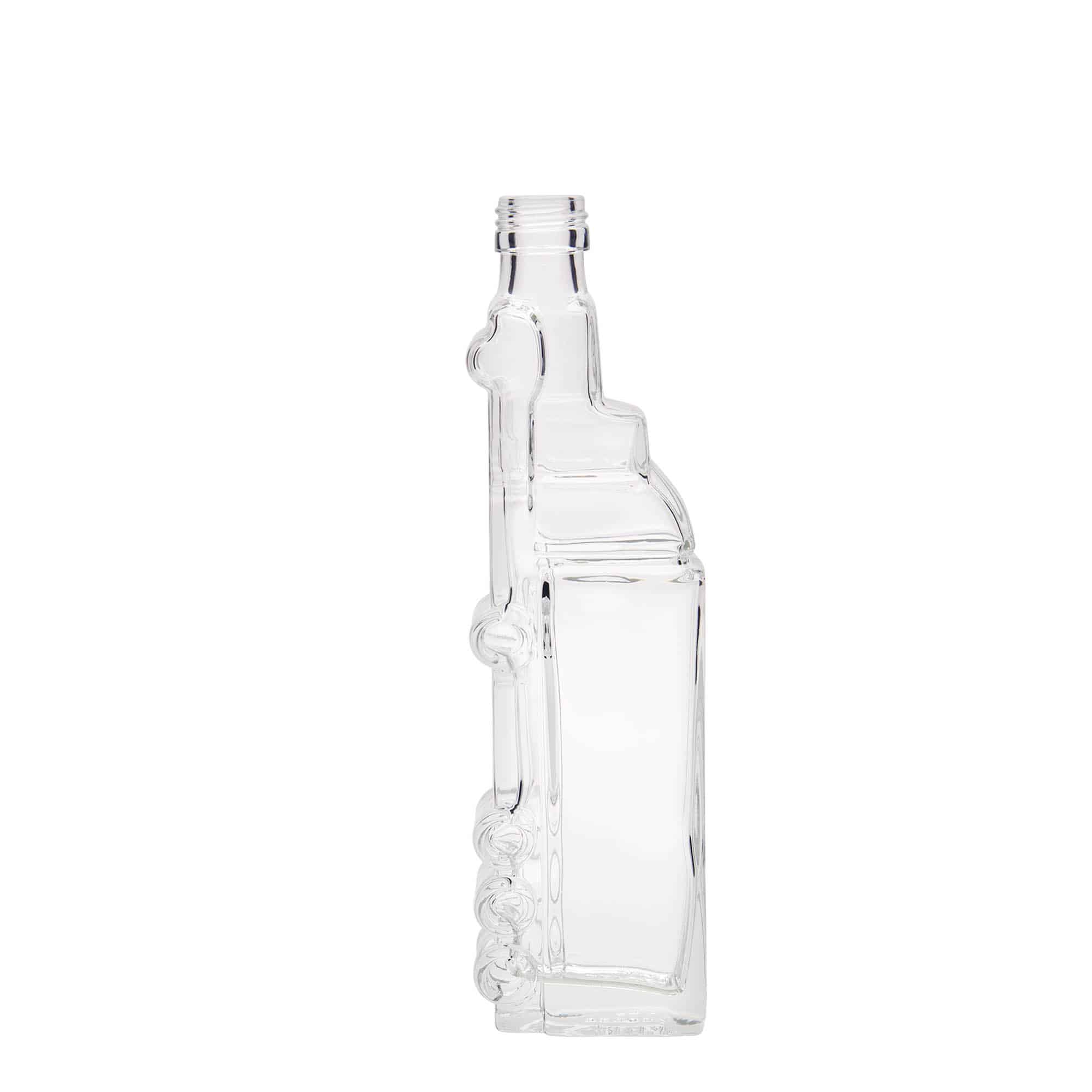 200 ml sklená fľaša „Kamión“, hrdlo: korok