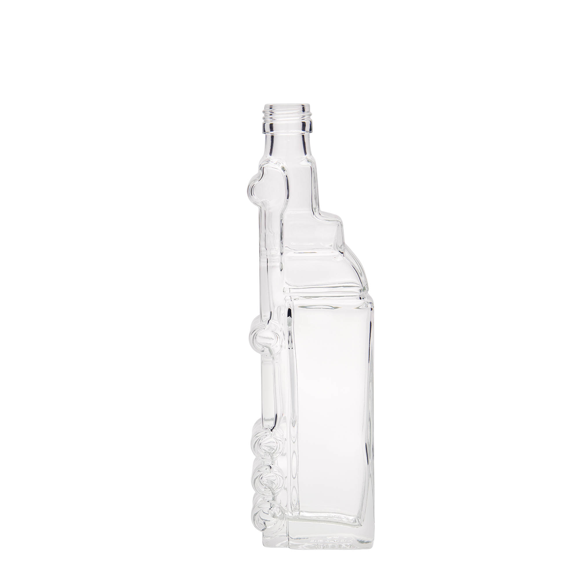200 ml sklenená fľaša 'Truck', hrdlo: PP 25