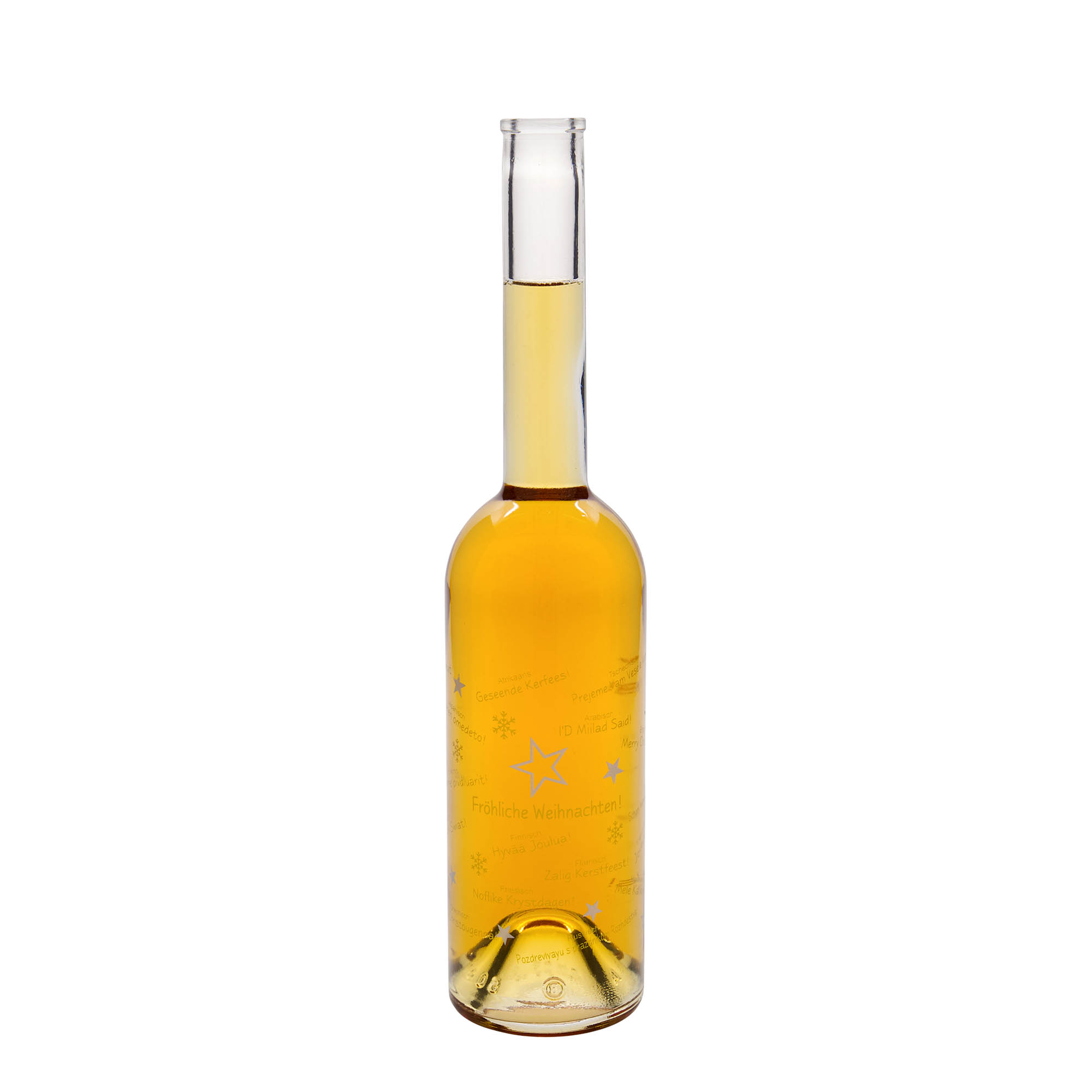500 ml sklenená fľaša 'Opera', motív: Vianoce vo svete, hrdlo: korkové 500 ml sklenená fľaša 'Opera', motív: Vianoce vo svete, hrdlo: korkové