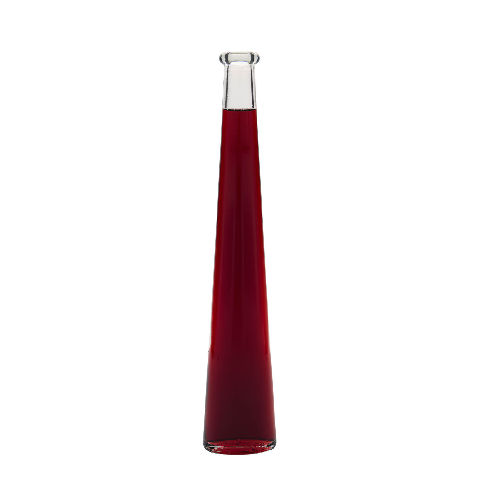 200 ml sklenená fľaša 'Dama Ovale', oválna, hrdlo: korok