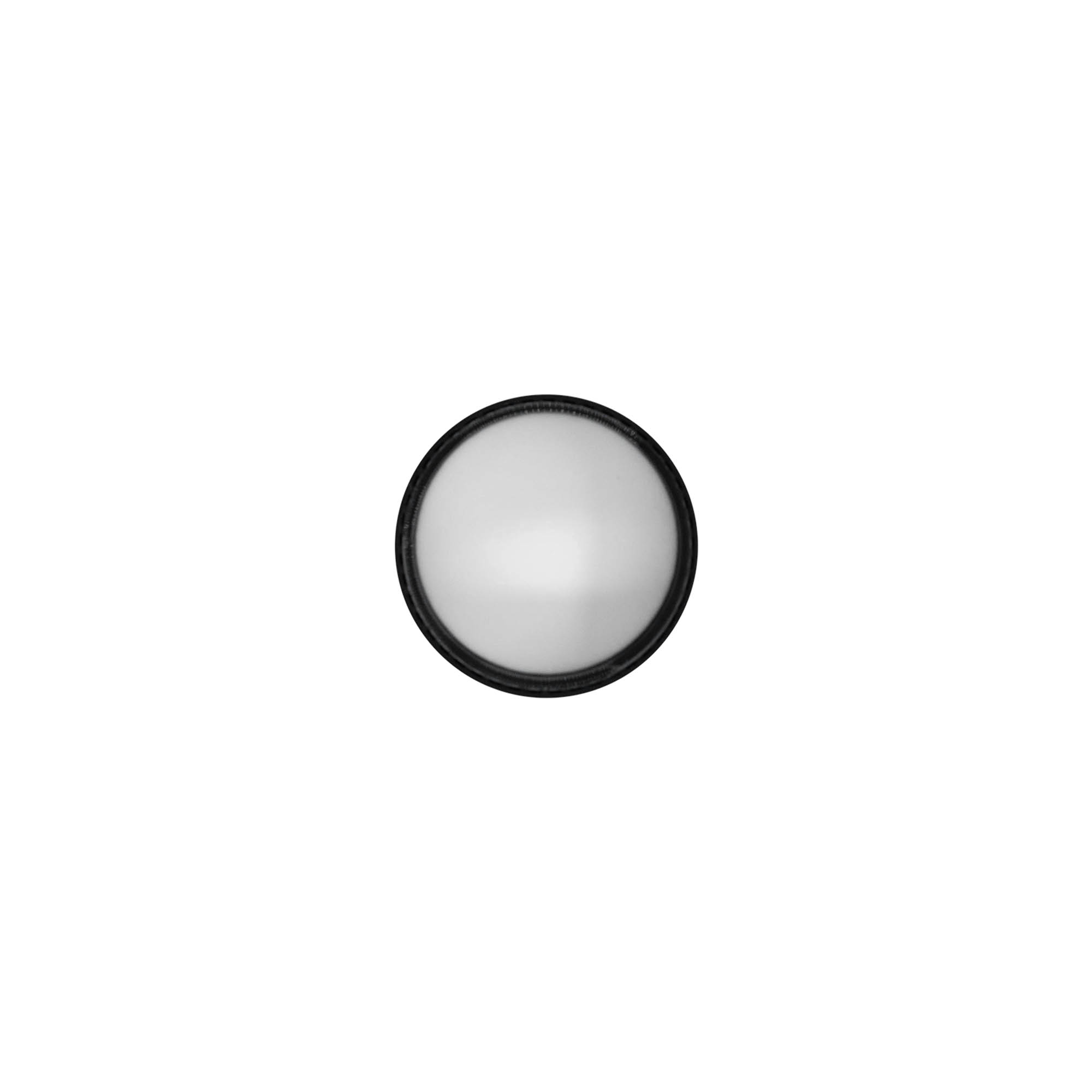 Závitové uzáver pre 15 ml 'Antonella', plast PP, čierny
