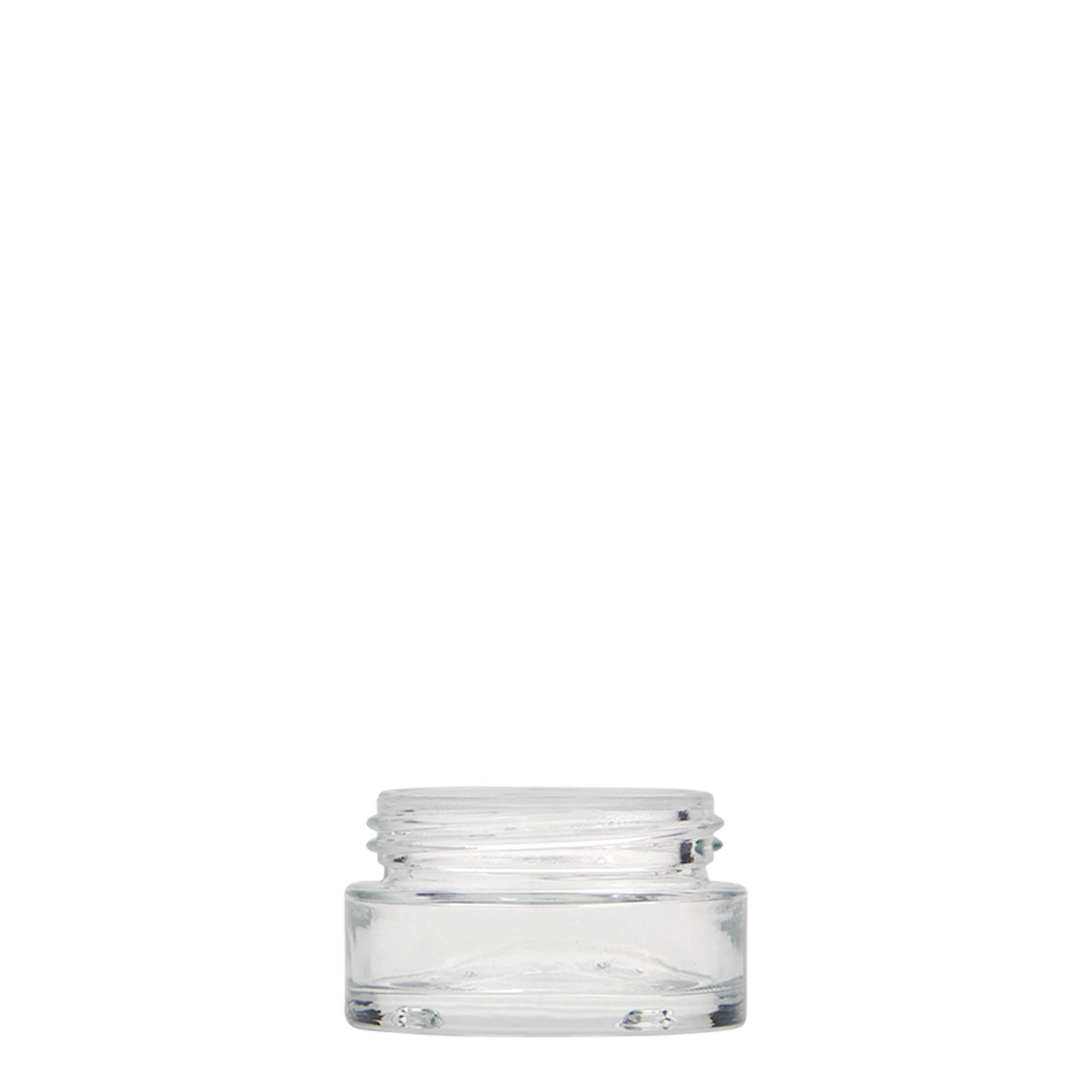 15 ml téglik 'Clear Edition', sklo, hrdlo: závitové viečko 15 ml téglik 'Clear Edition', sklo, hrdlo: závitové viečko