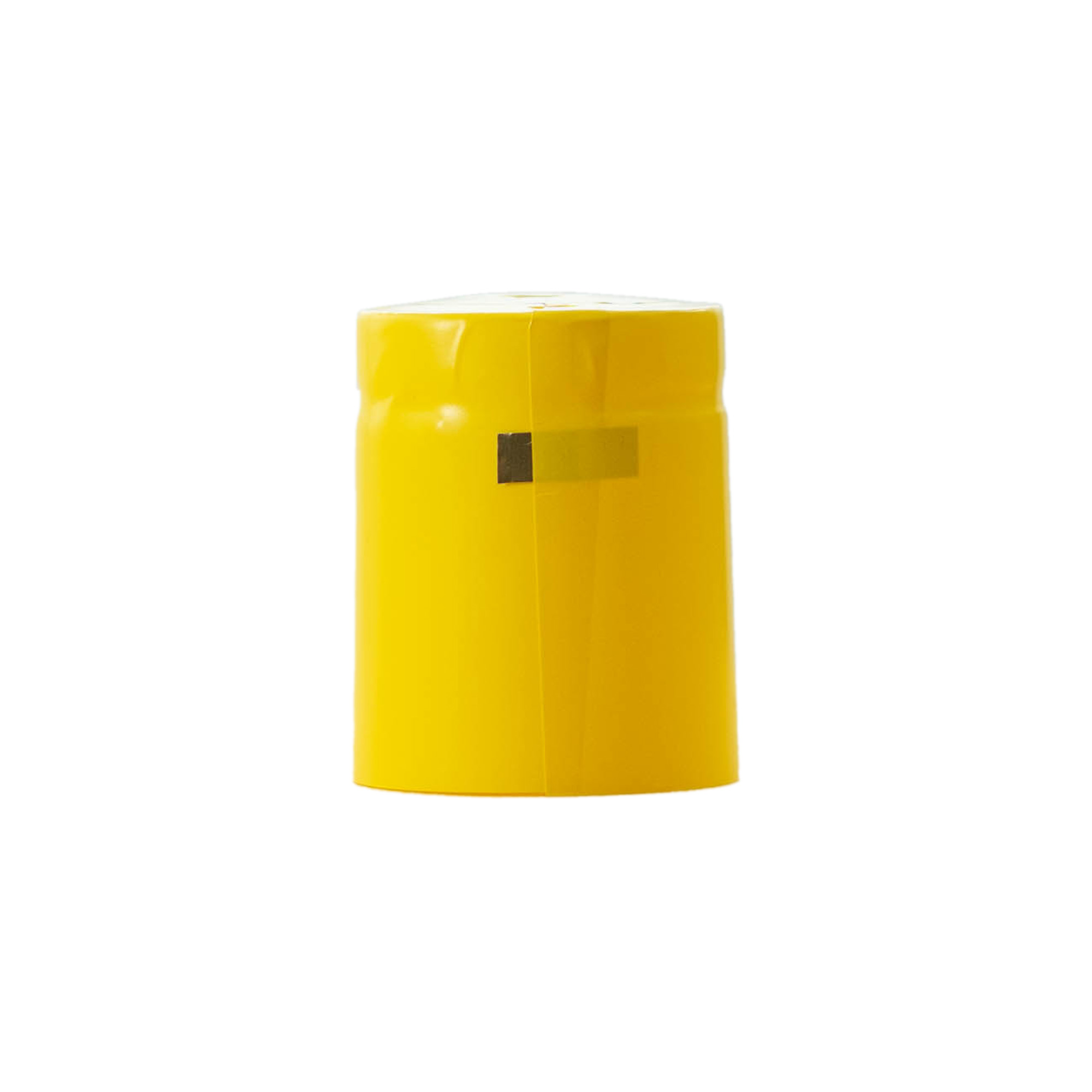 Zmršťovacia kapsula 32x41, PVC-plast, žltá Zmršťovacia kapsula 32x41, PVC-plast, žltá