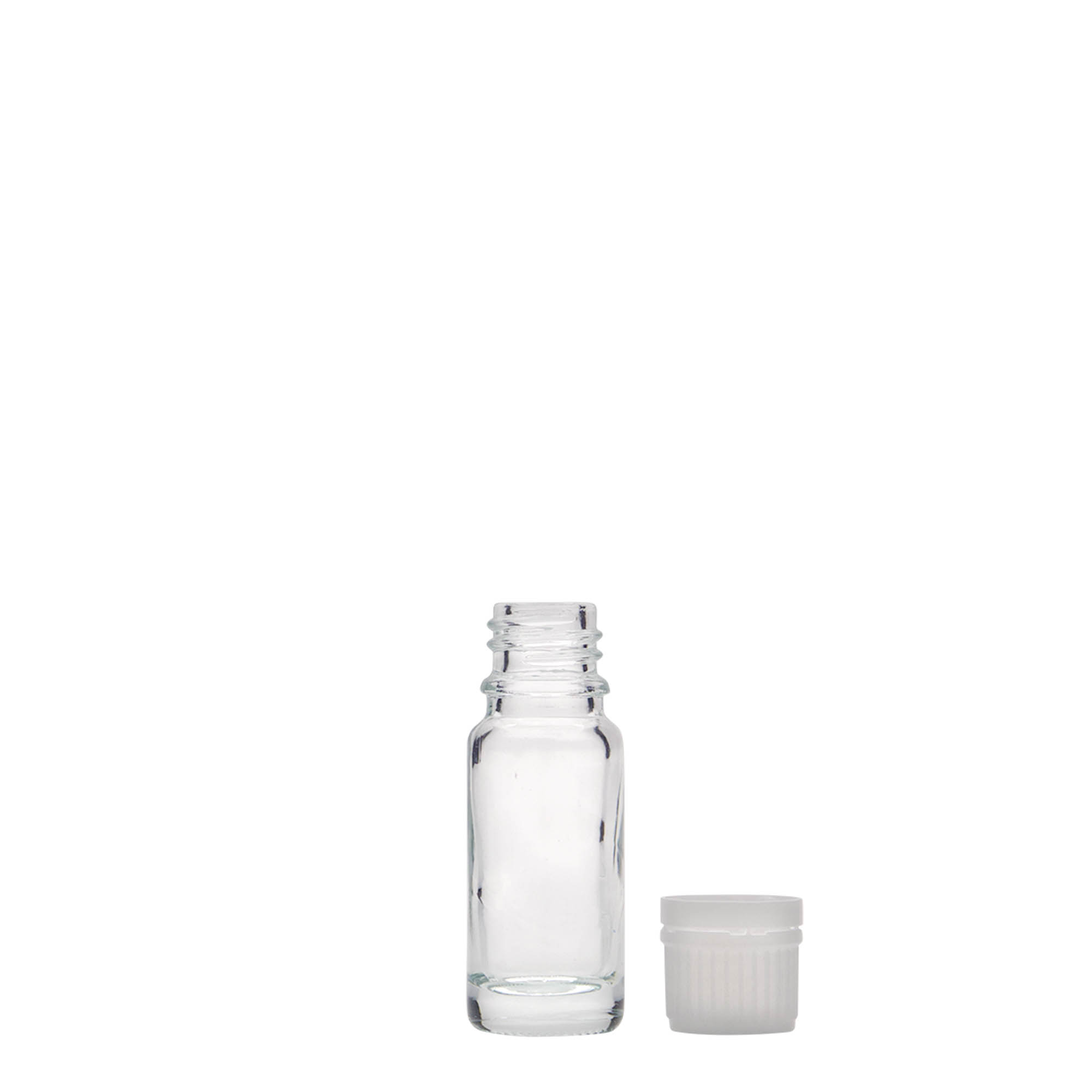 10 ml lekárska fľaša, sklo, hrdlo: DIN 18 10 ml lekárska fľaša, sklo, hrdlo: DIN 18