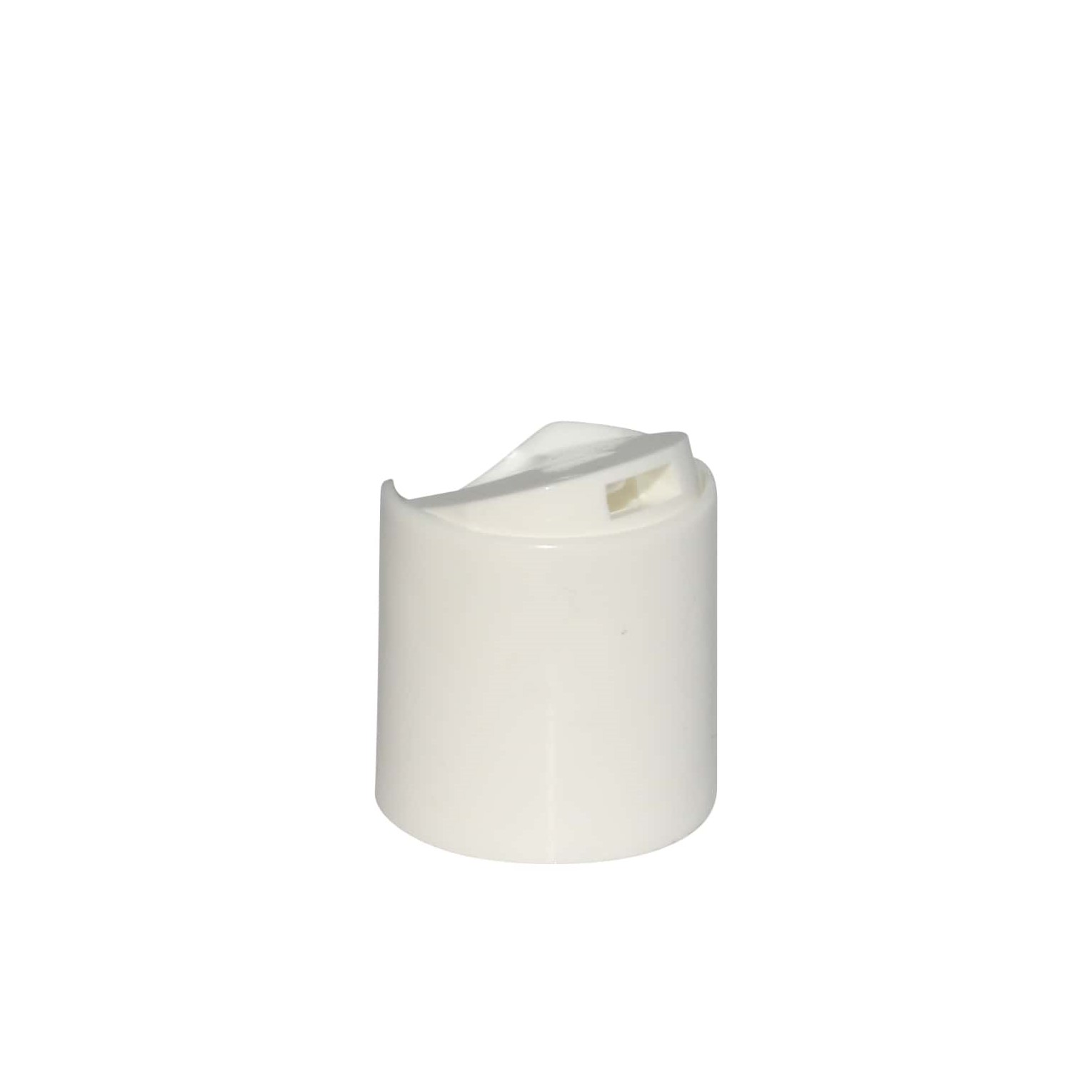 Skrutkovací uzáver Disc Top, PP plast, biela farba, pre hrdlo: 20/410