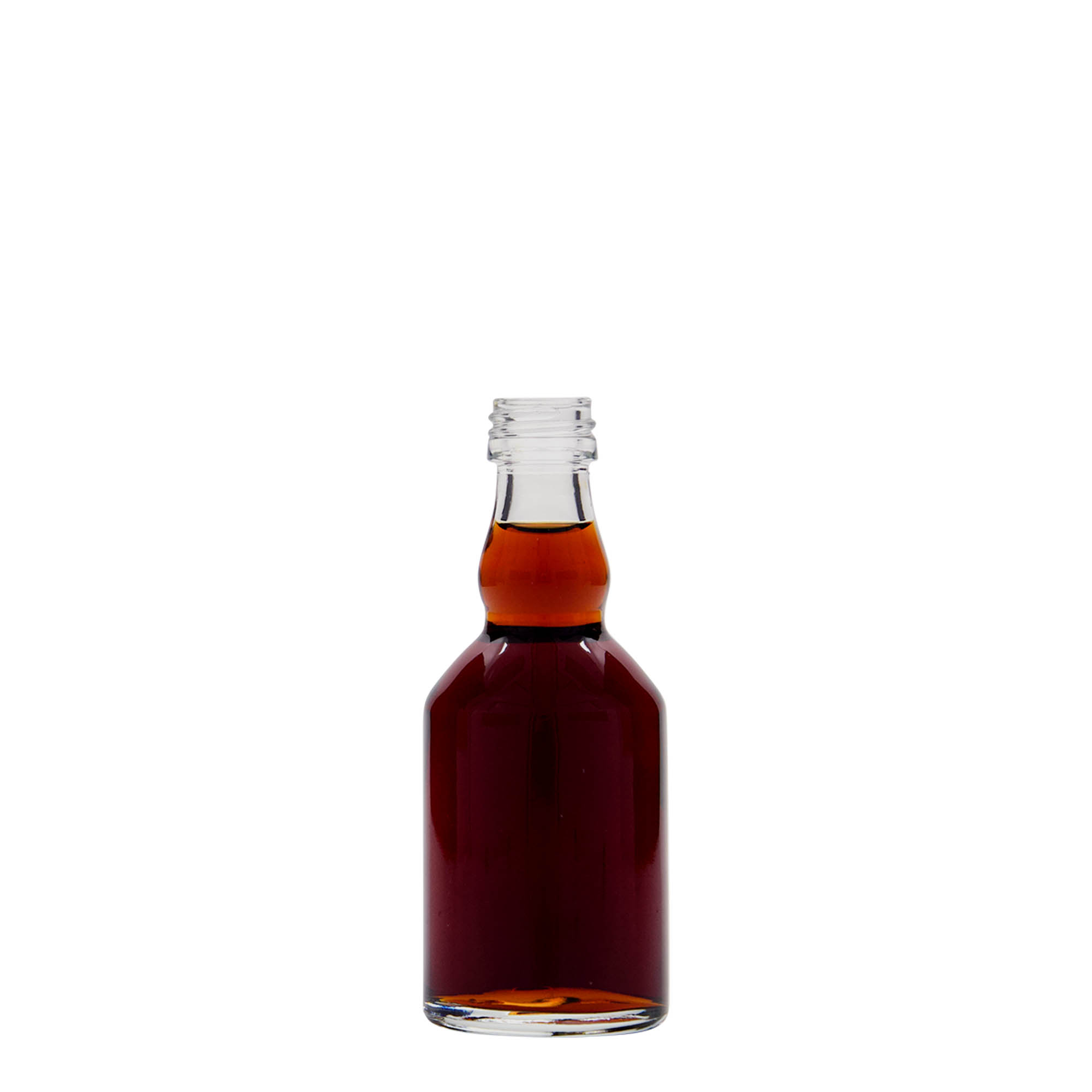 50 ml sklenená fľaša 'Georgio', hrdlo: PP 18