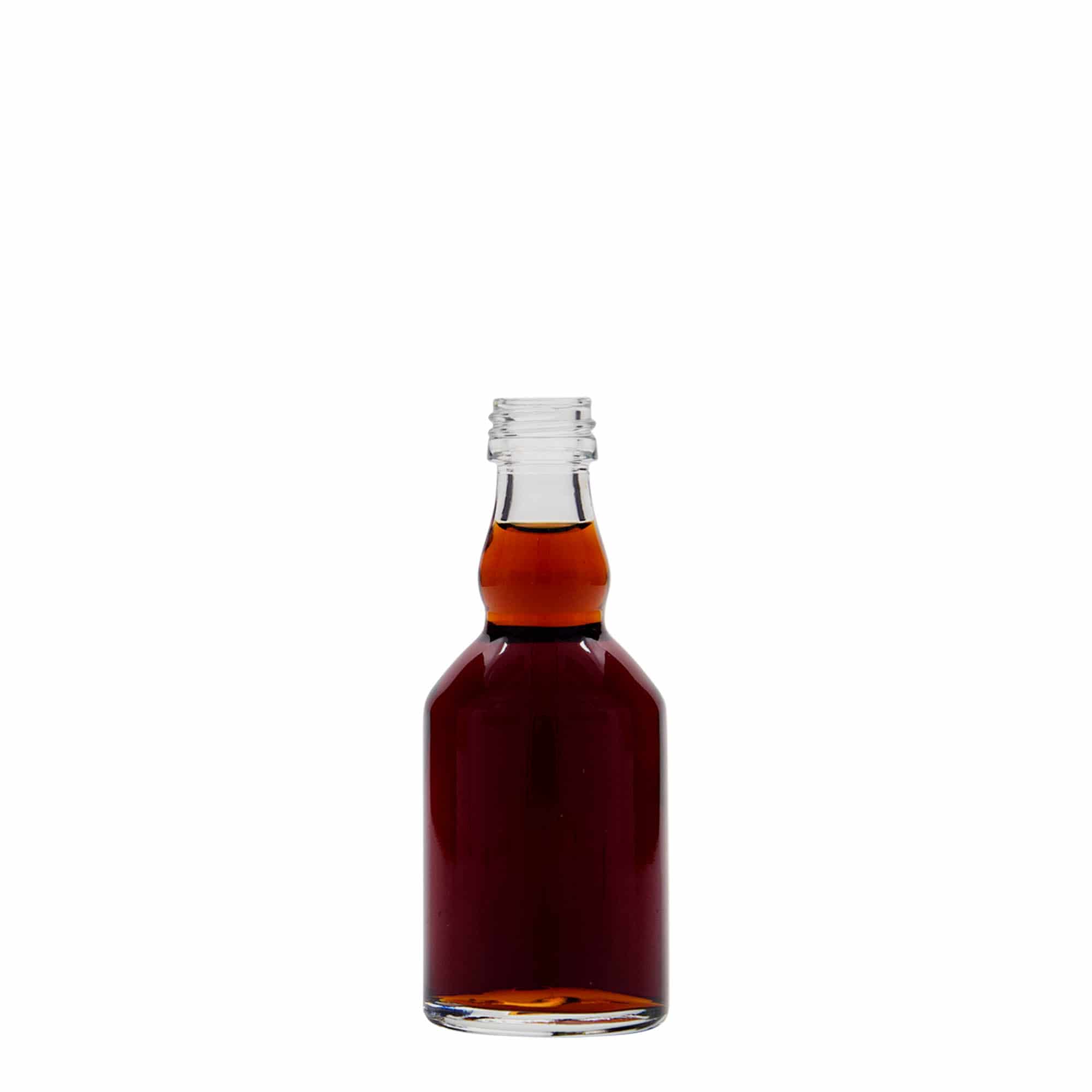 50 ml sklenená fľaša 'Georgio', hrdlo: PP 18 50 ml sklenená fľaša 'Georgio', hrdlo: PP 18