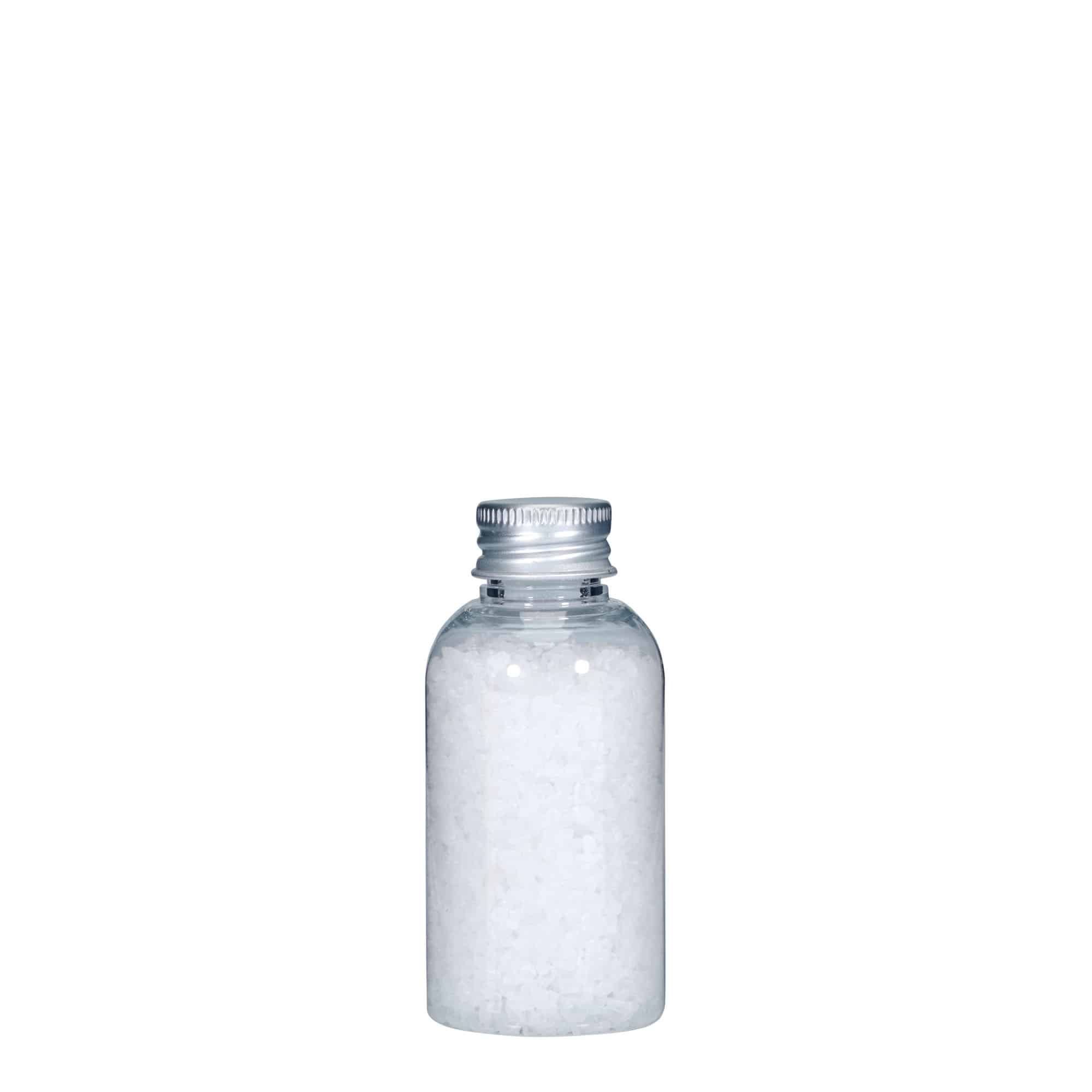 50 ml PET fľaša „Boston“, plast, hrdlo: GPI 20/410