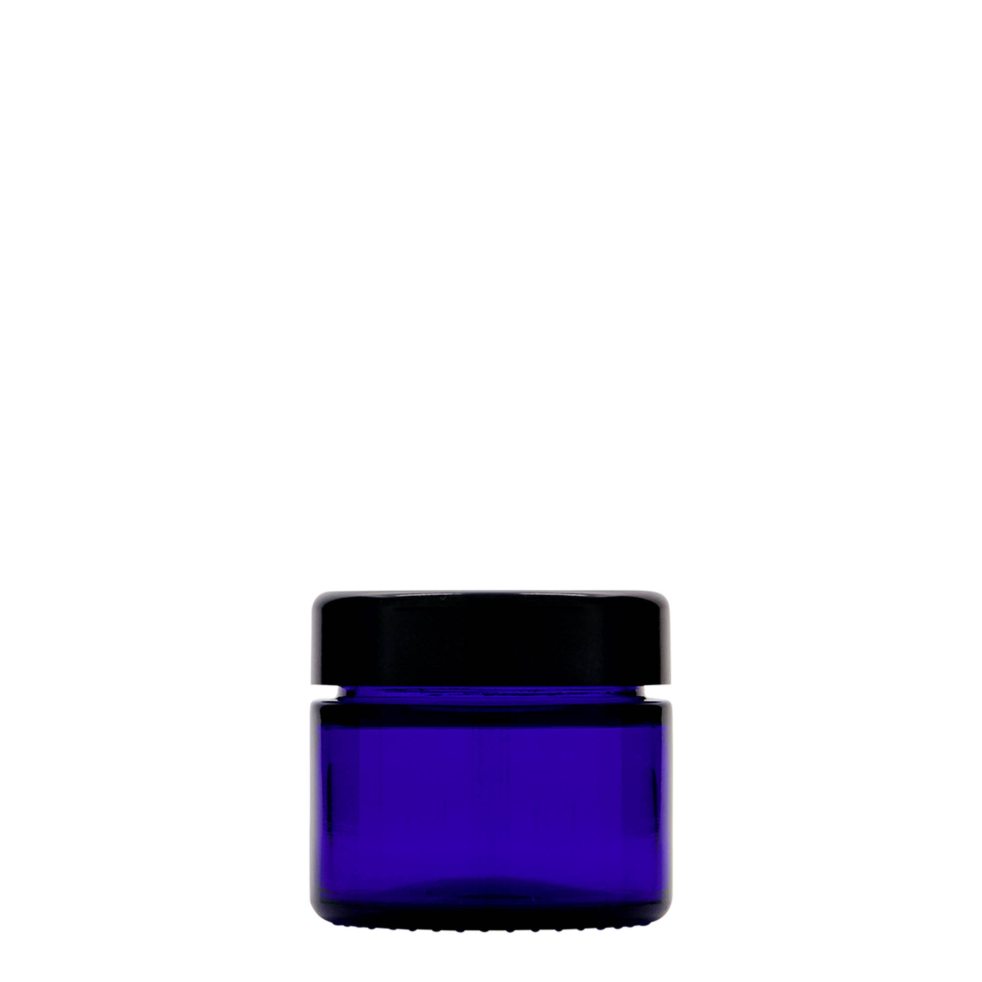 50 ml téglik 'Blue Edition', sklo, kráľovská modrá, hrdlo: skrutkovací uzáver