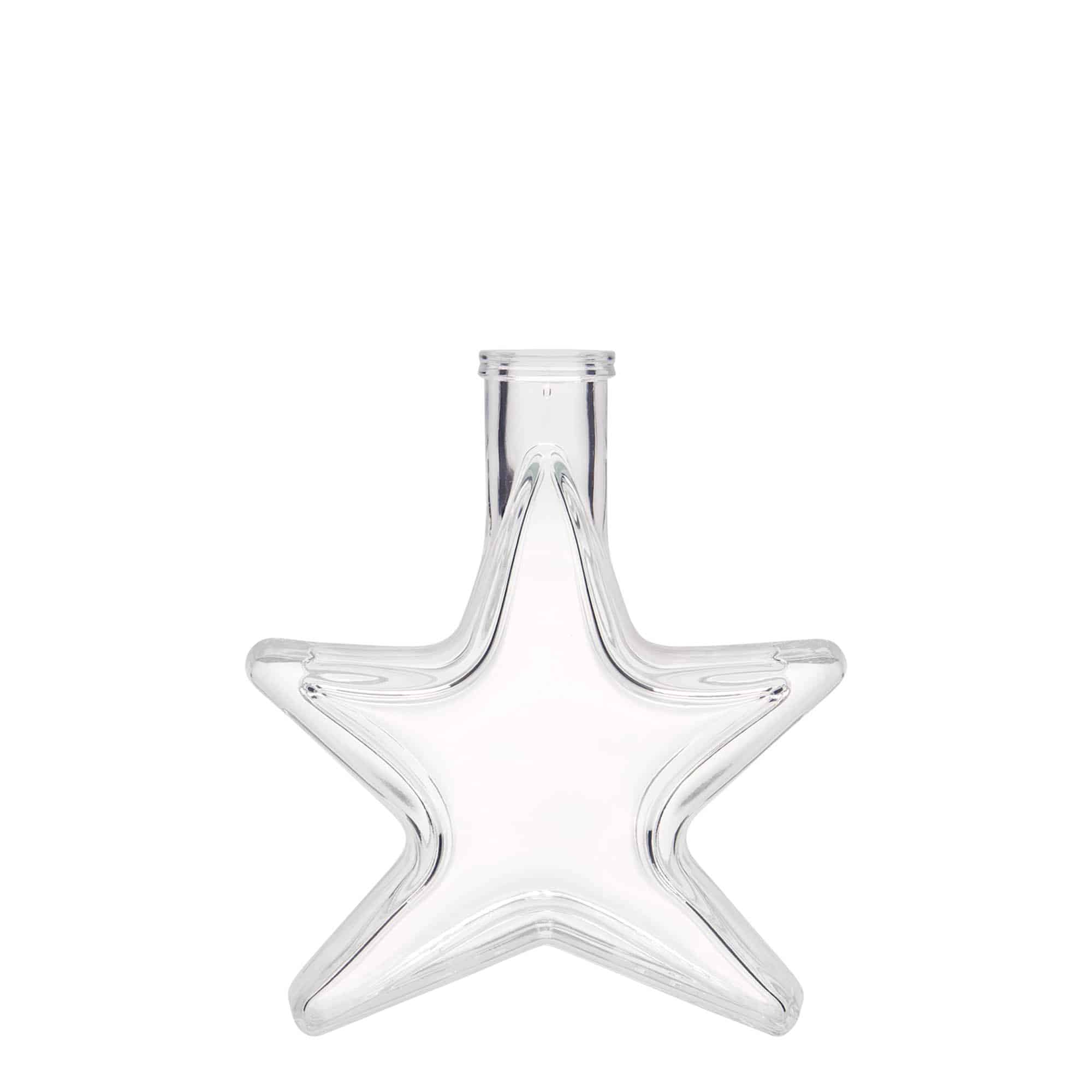 100 ml sklenená fľaša 'Hviezda', hrdlo: korok