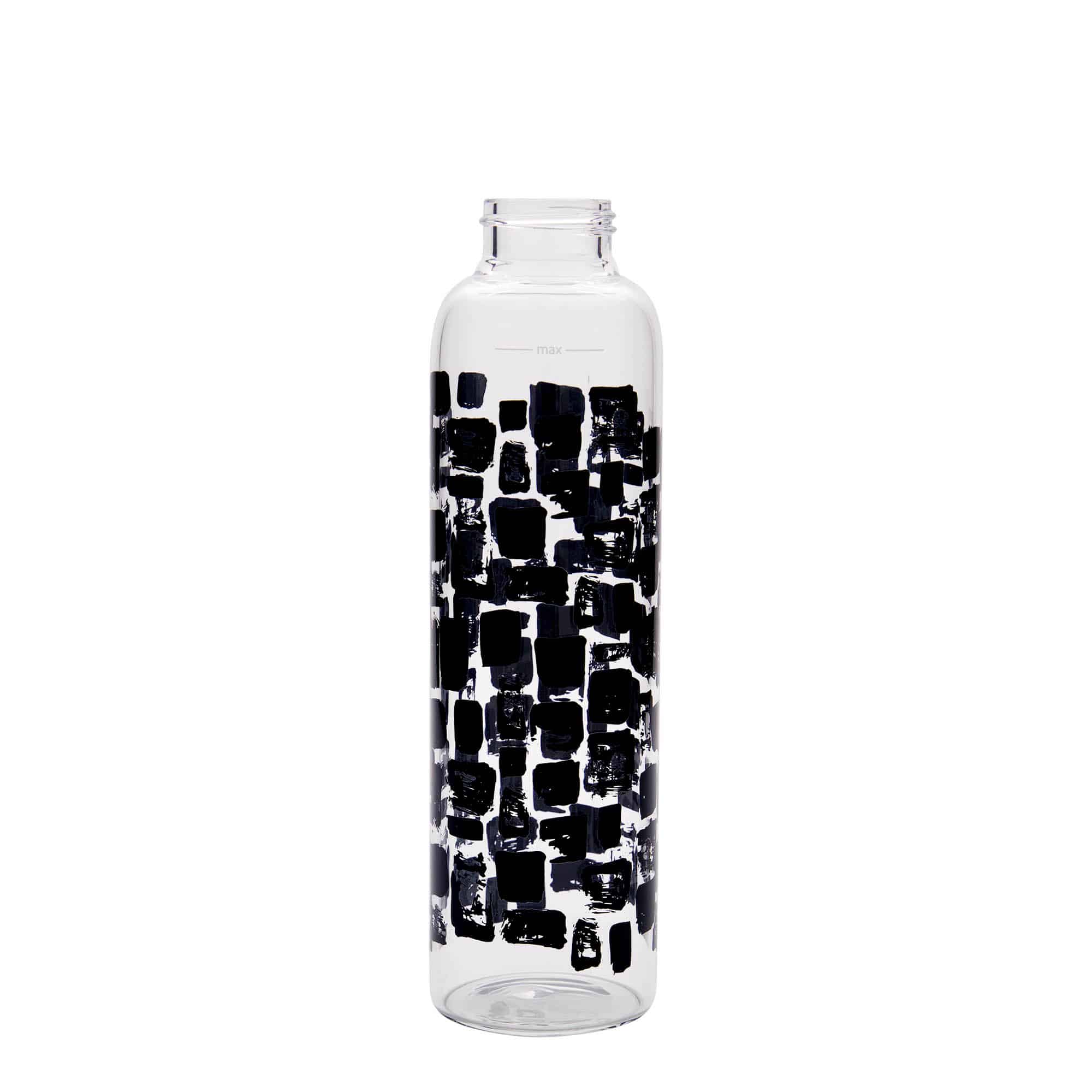 500 ml fľaša „Perseus“, motív: čierne obdĺžniky, hrdlo: skrutkovací uzáver 500 ml fľaša „Perseus“, motív: čierne obdĺžniky, hrdlo: skrutkovací uzáver