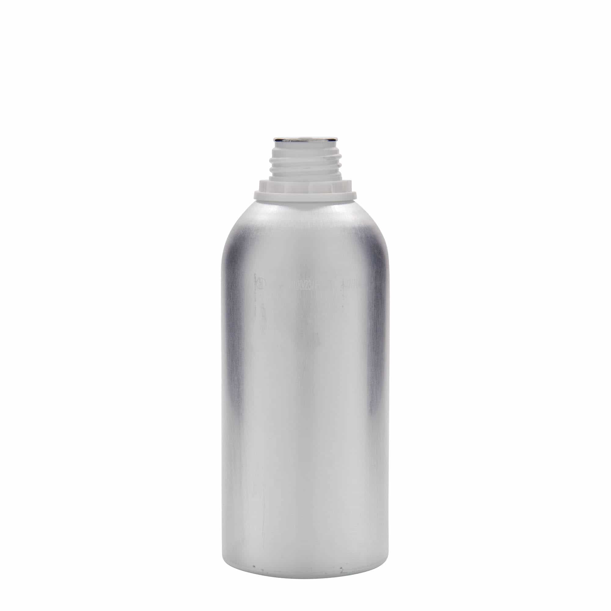 625 ml hliníková fľaša, kov, strieborná farba, hrdlo: DIN 32 625 ml hliníková fľaša, kov, strieborná farba, hrdlo: DIN 32