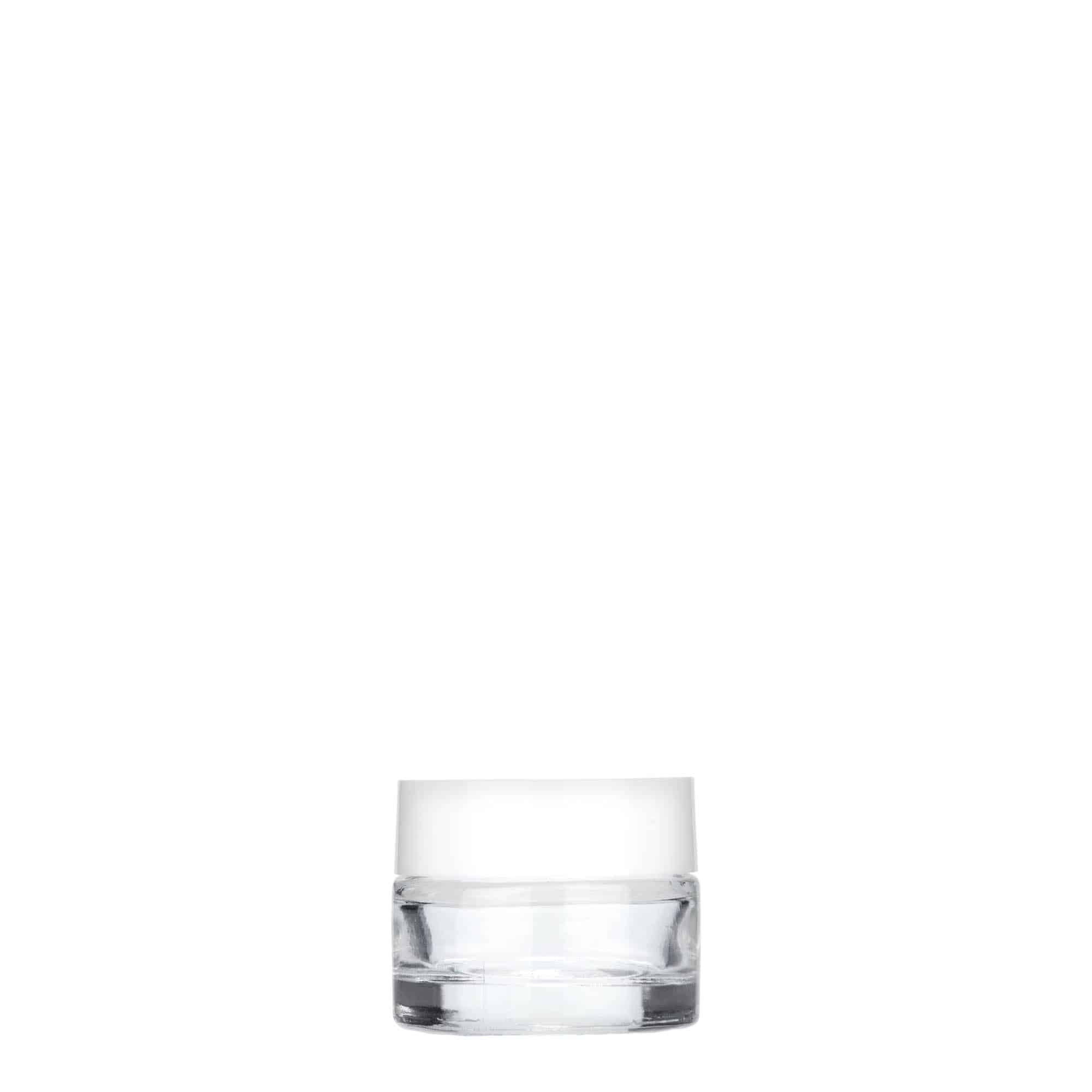 5 ml téglik „Beauty“, sklený, hrdlo: skrutkovací uzáver