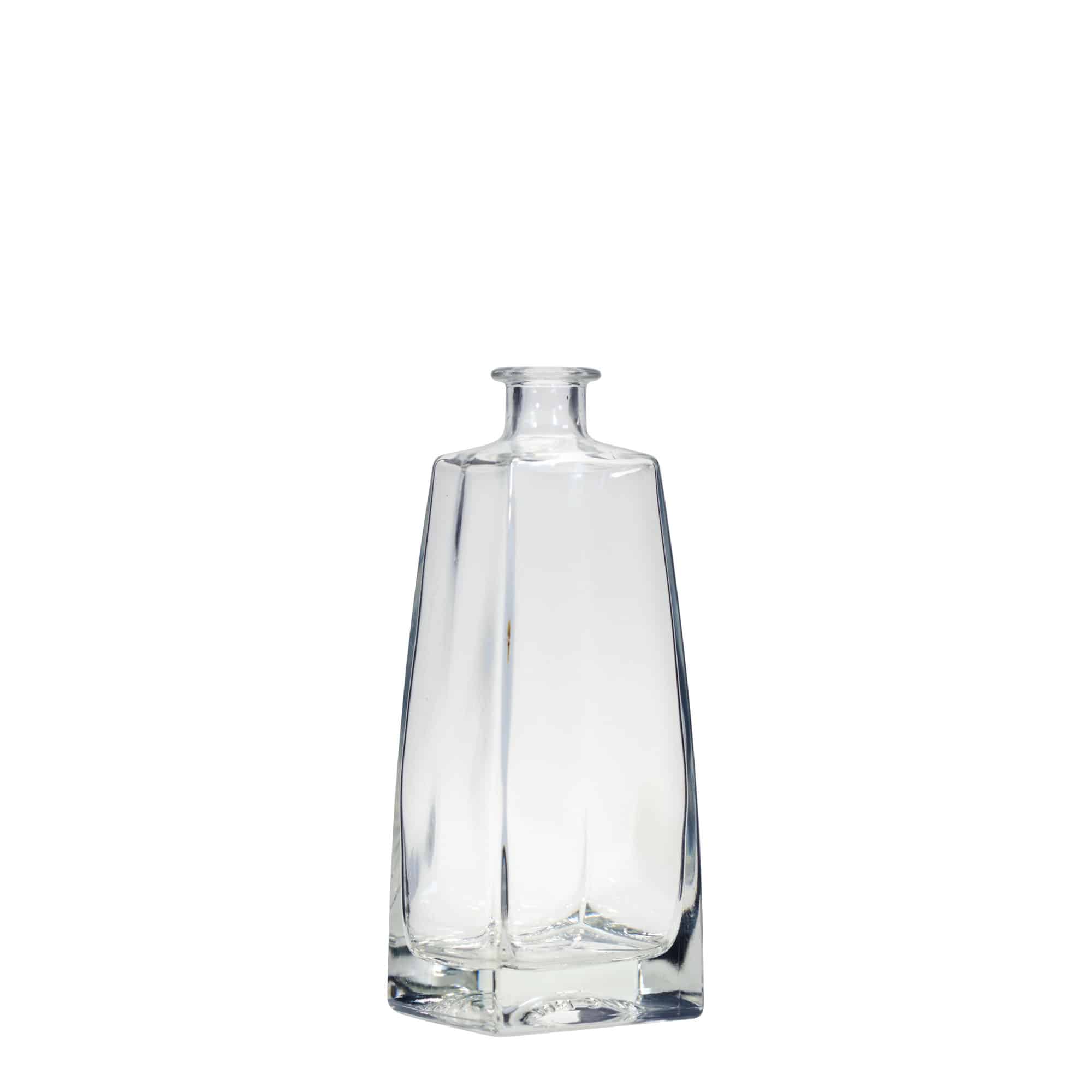 700 ml sklená fľaša „Timmy“, obdĺžniková, hrdlo: korok
