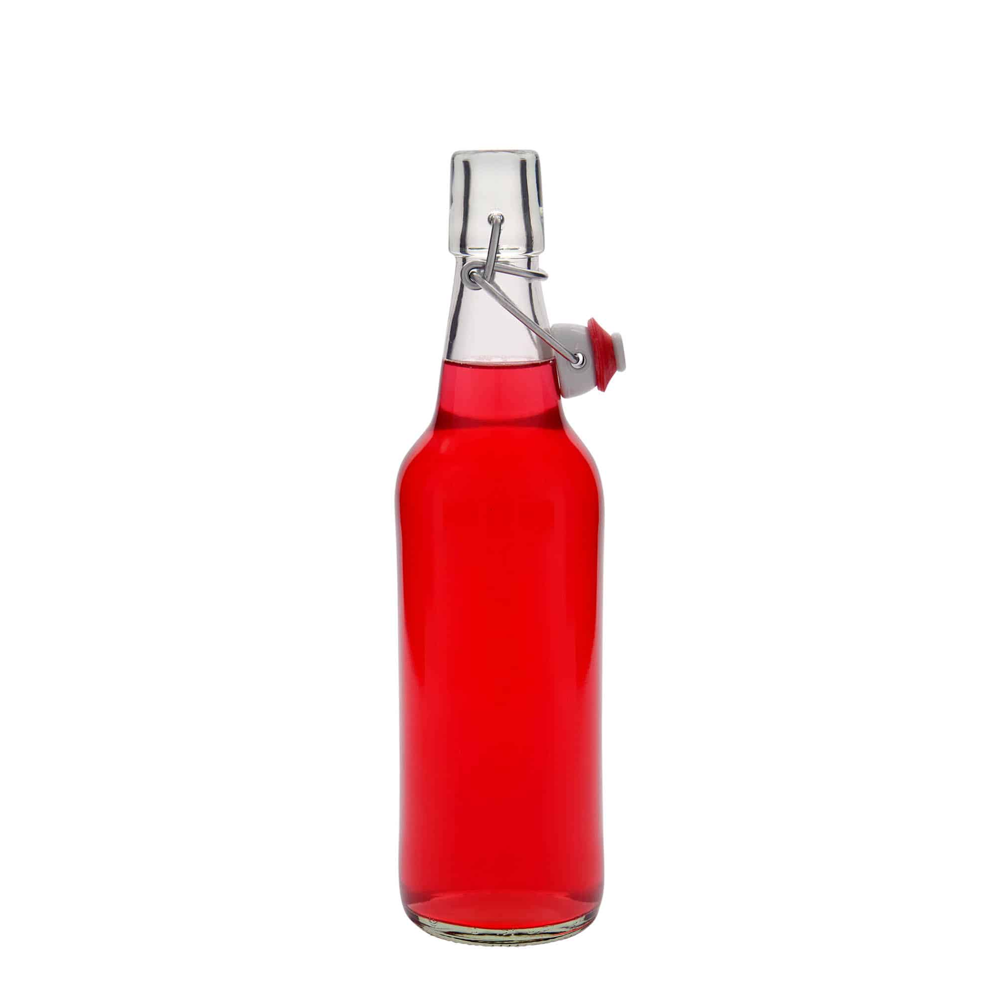 500 ml fľaša na pivo, sklená, hrdlo: strmeňový uzáver