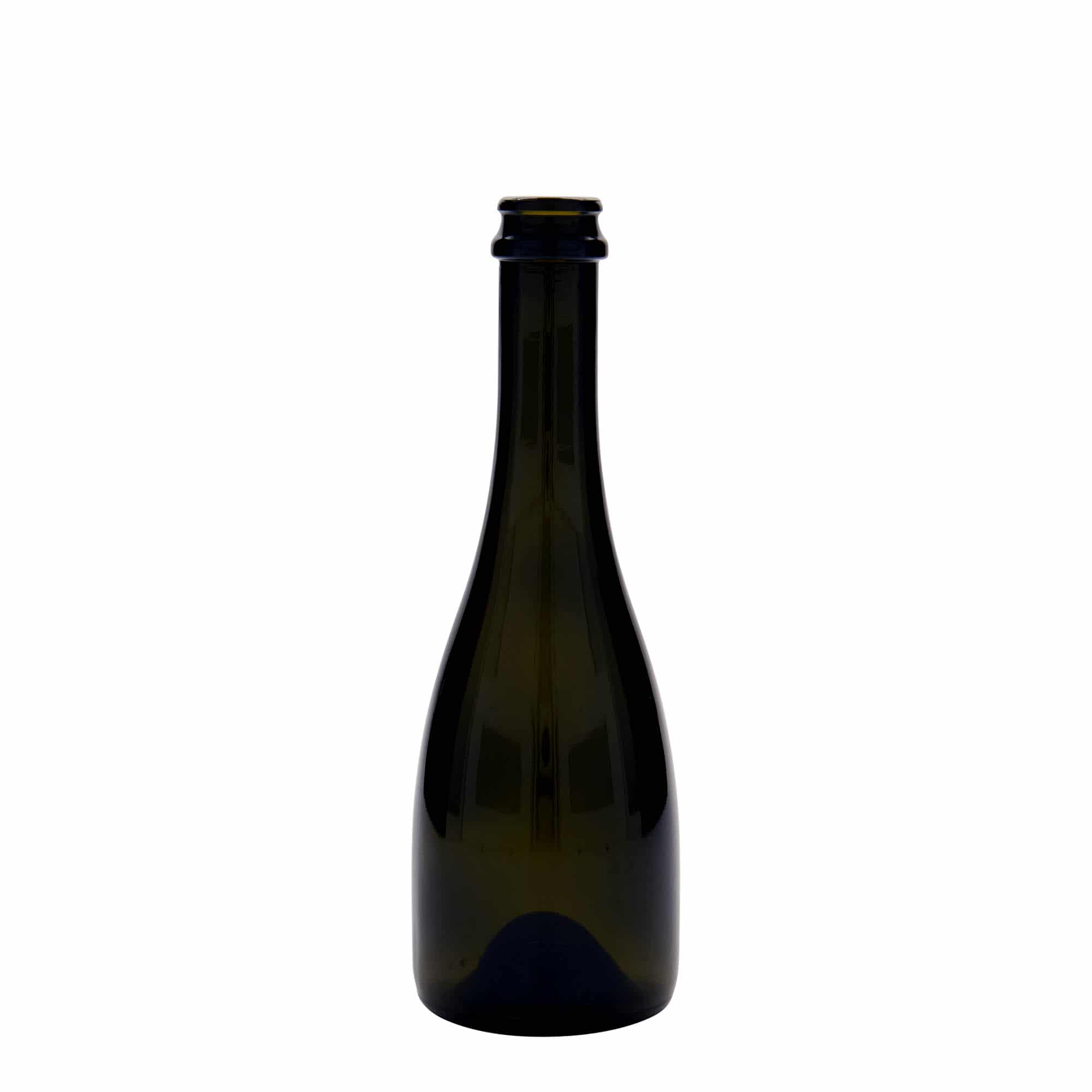 330 ml fľaša na pivo/sekt „Tosca“, sklená, antická zelená farba, hrdlo: štupeľ 330 ml fľaša na pivo/sekt „Tosca“, sklená, antická zelená farba, hrdlo: štupeľ