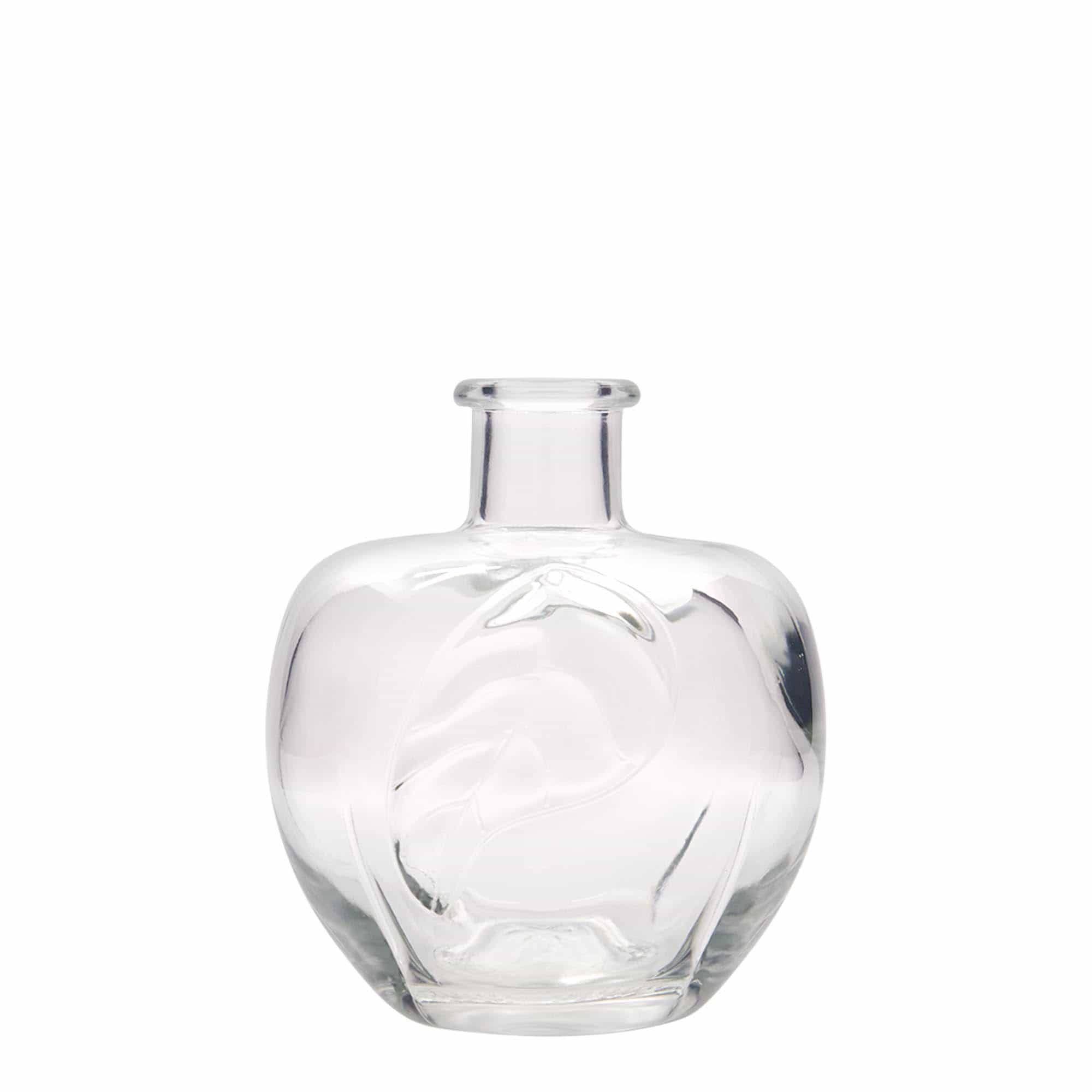 350 ml sklená fľaša „Jablko“, hrdlo: korok