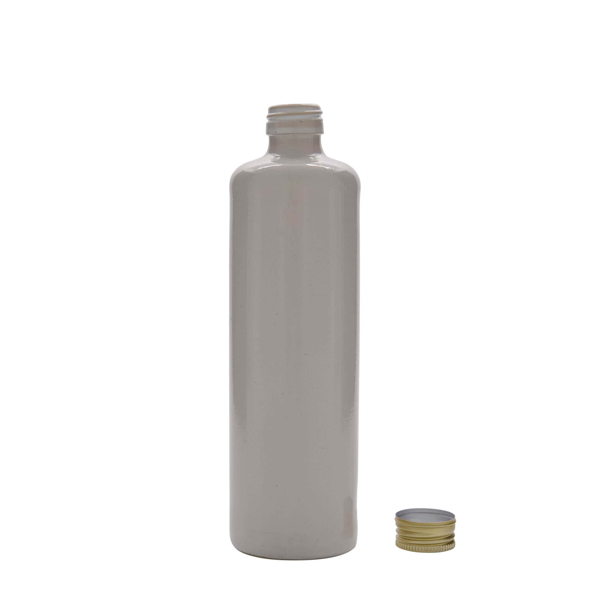 500 ml hlinený džbán, kamenina, biely, hrdlo: PP 31,5 500 ml hlinený džbán, kamenina, biely, hrdlo: PP 31,5