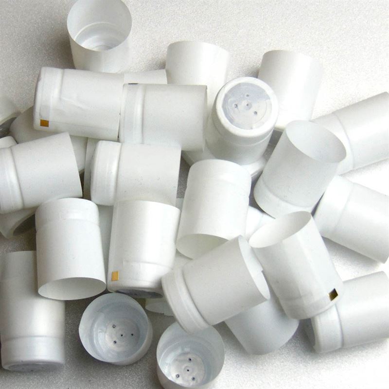 Zmršťovacia kapsula 32x41, PVC-plast, biela Zmršťovacia kapsula 32x41, PVC-plast, biela