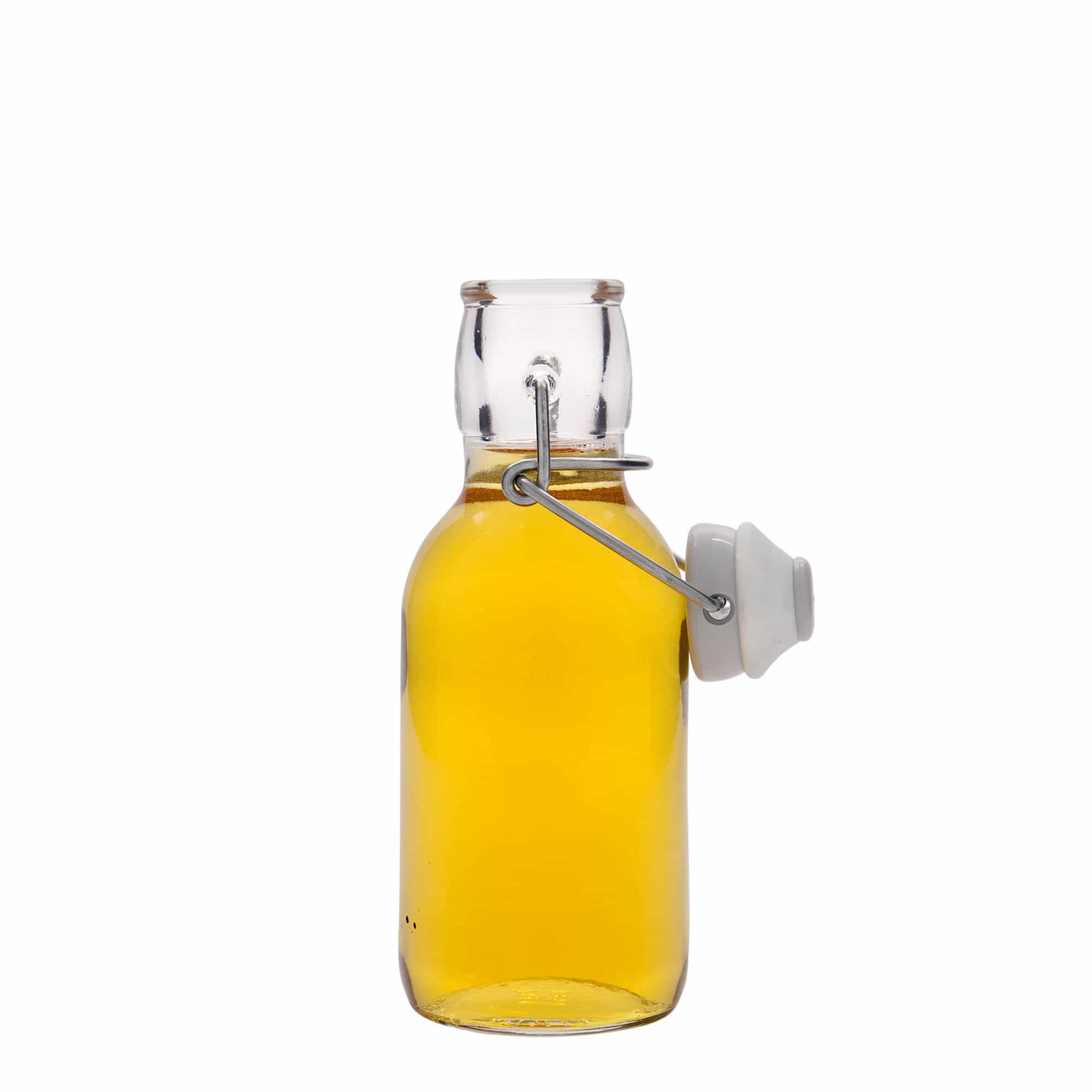 250 ml sklená fľaša „Emilia“, hrdlo: strmeňový uzáver